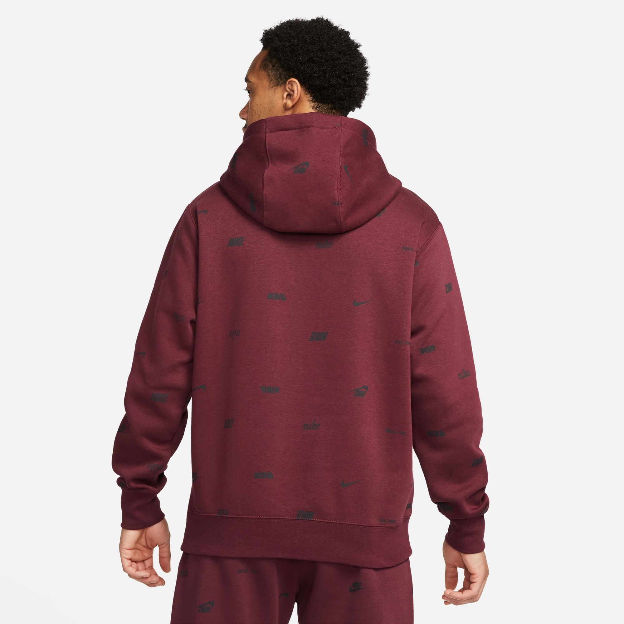 Nike Sportswear Kapuzensweatshirt »CLUB FLEECE+ MEN'S ALLOVER PRINT PULLOVER HOODIE«