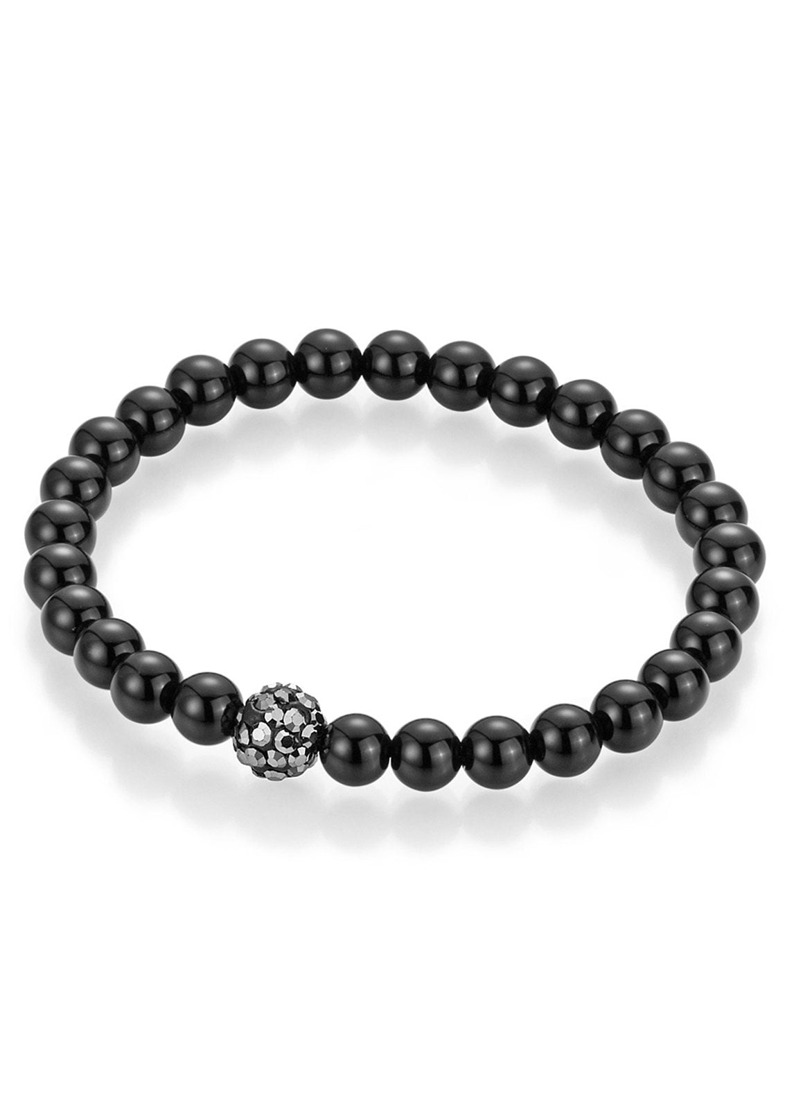 Firetti Armband "Schmuck Geschenk Armschmuck Armkette Edelstein Farbstein Achat" mit Achat und Kristallsteinen