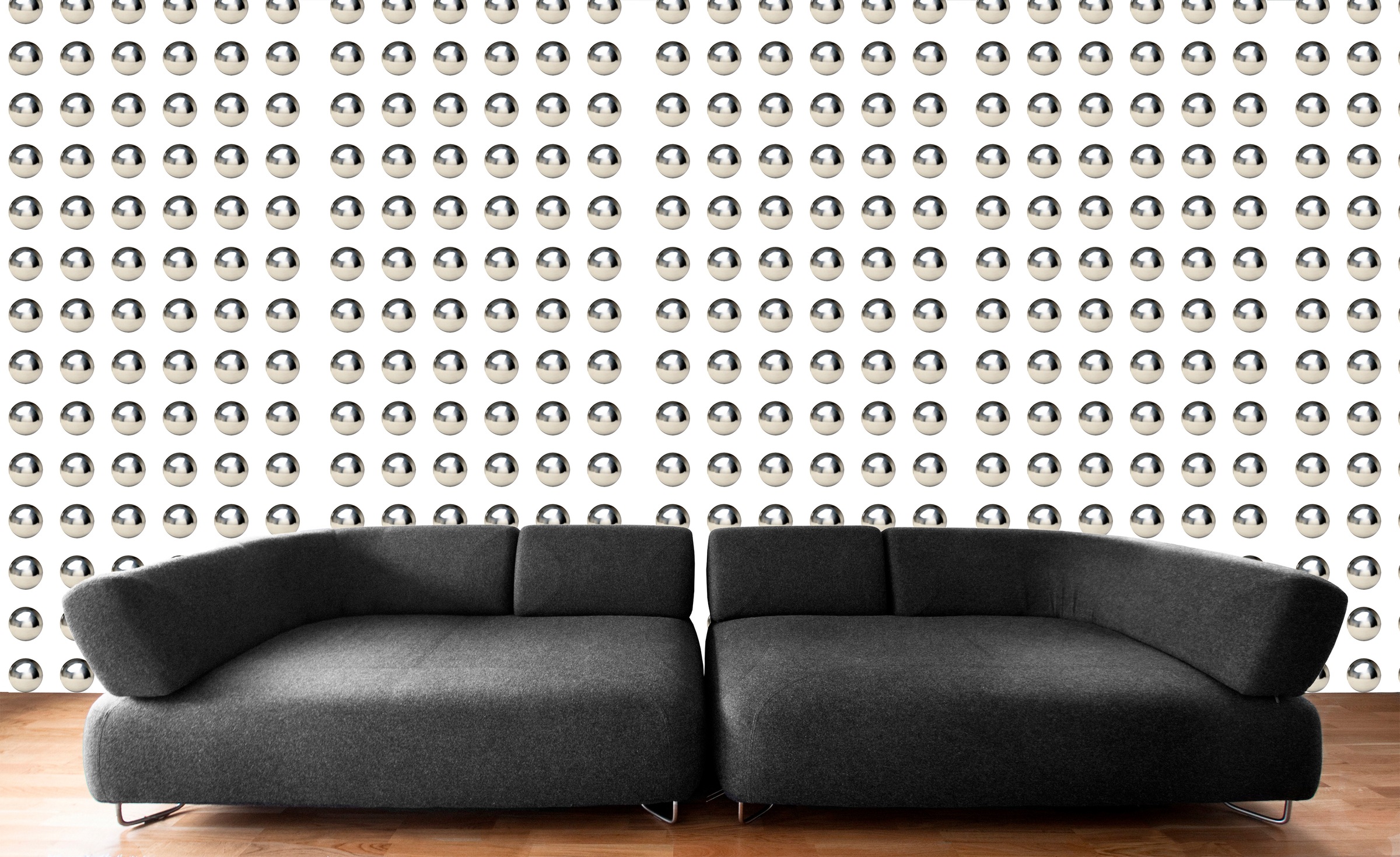 queence Vinyltapete »Foird«, bedruckt-3D-Optik-clean-Motiv, 90x250cm, selbstklebend, kinderleichte Anbringung, Sticker