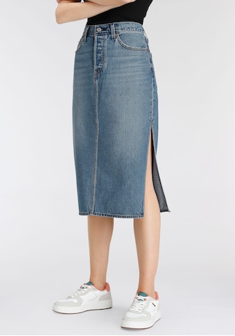 Cordrock »Side Slit Skirt«