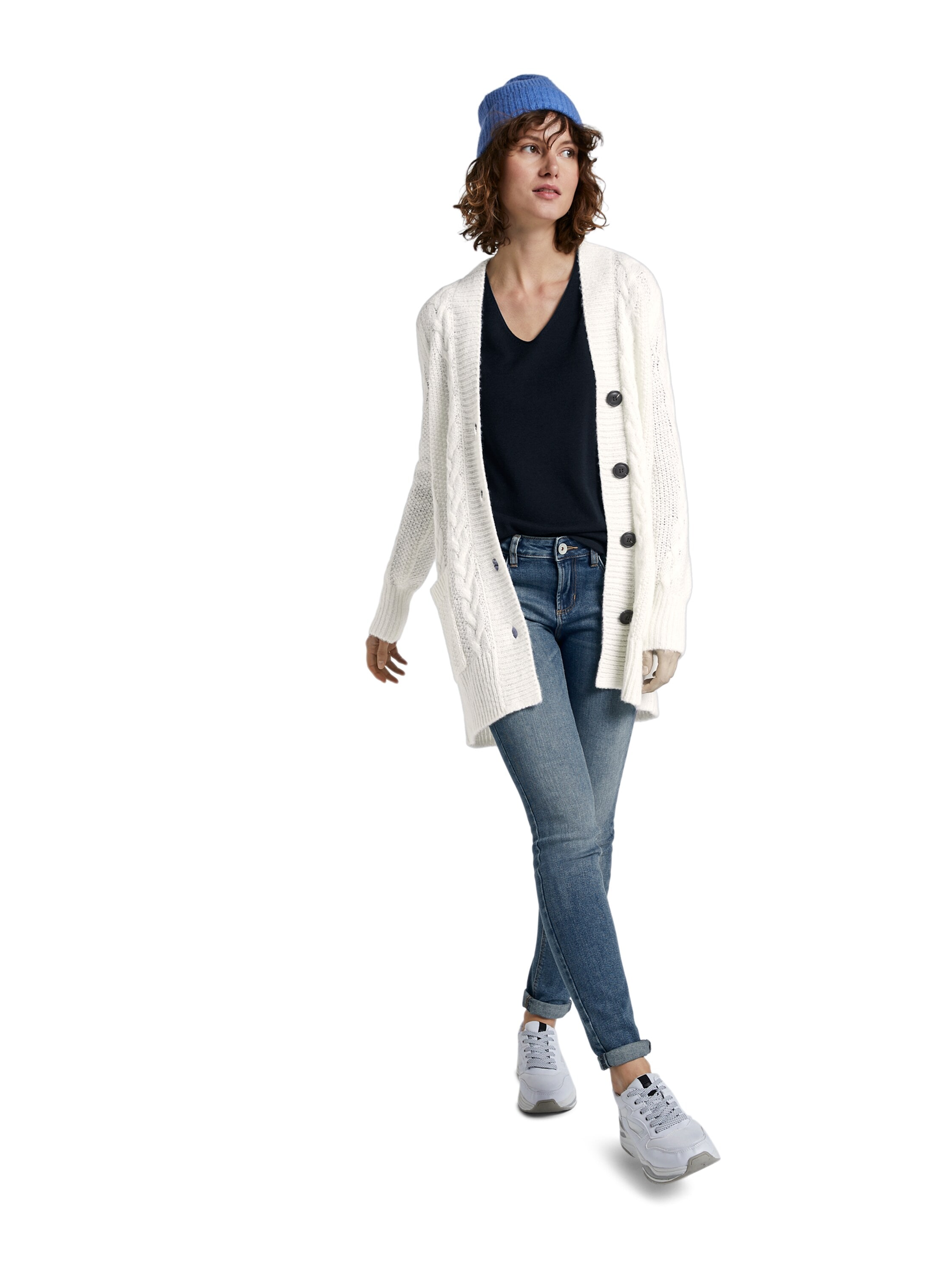 TOM TAILOR V-Ausschnitt-Pullover mit V-Ausschnitt