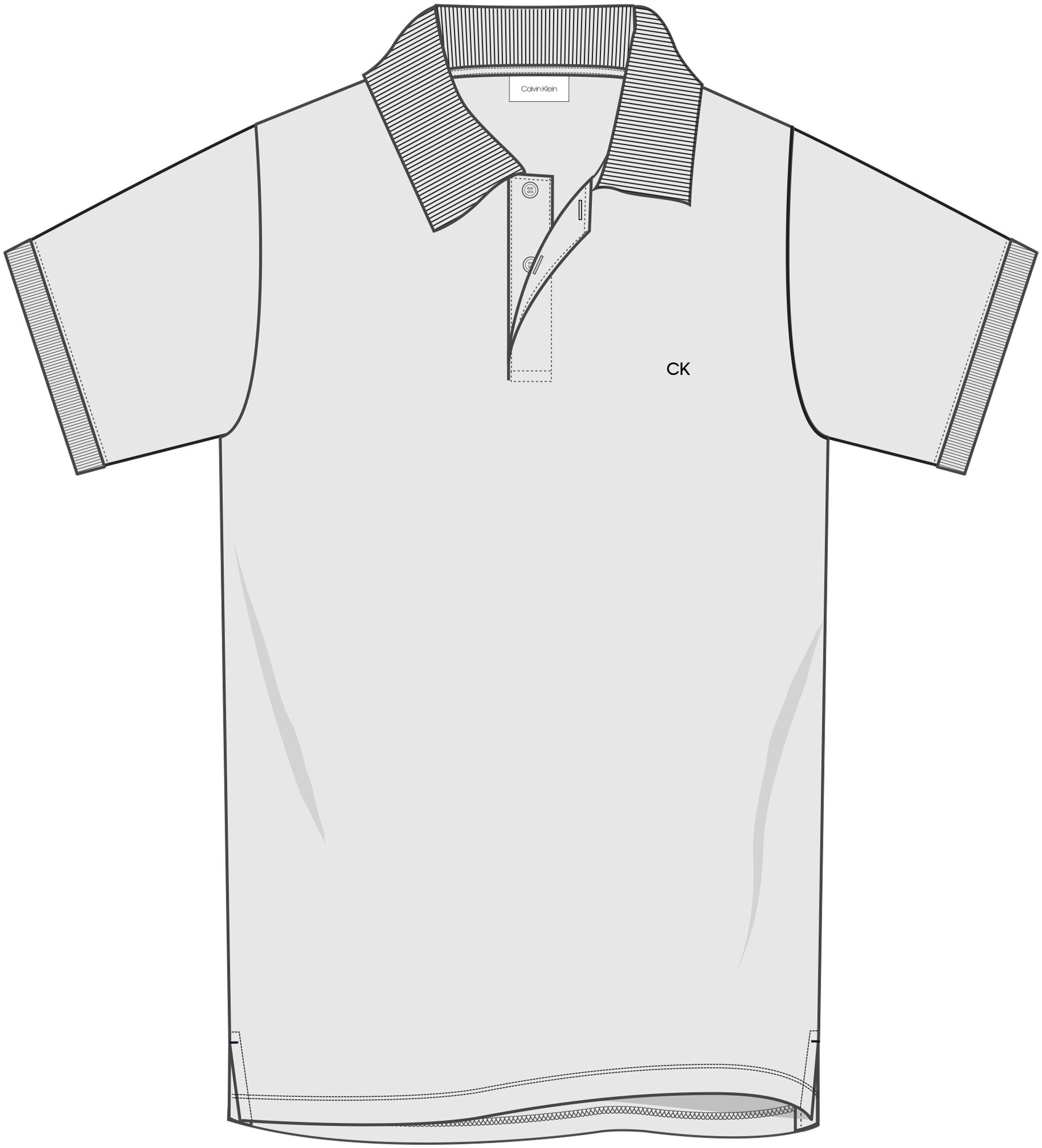 Calvin Klein Poloshirt »LOGO REFINED PIQUE SLIM«, mit Logoprägung