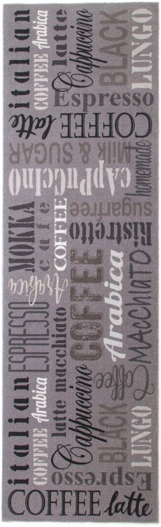 Küchenläufer »COFFEE«, rechteckig, 6,5 mm Höhe, mit Schriftzug, Größe 50x150 cm,...