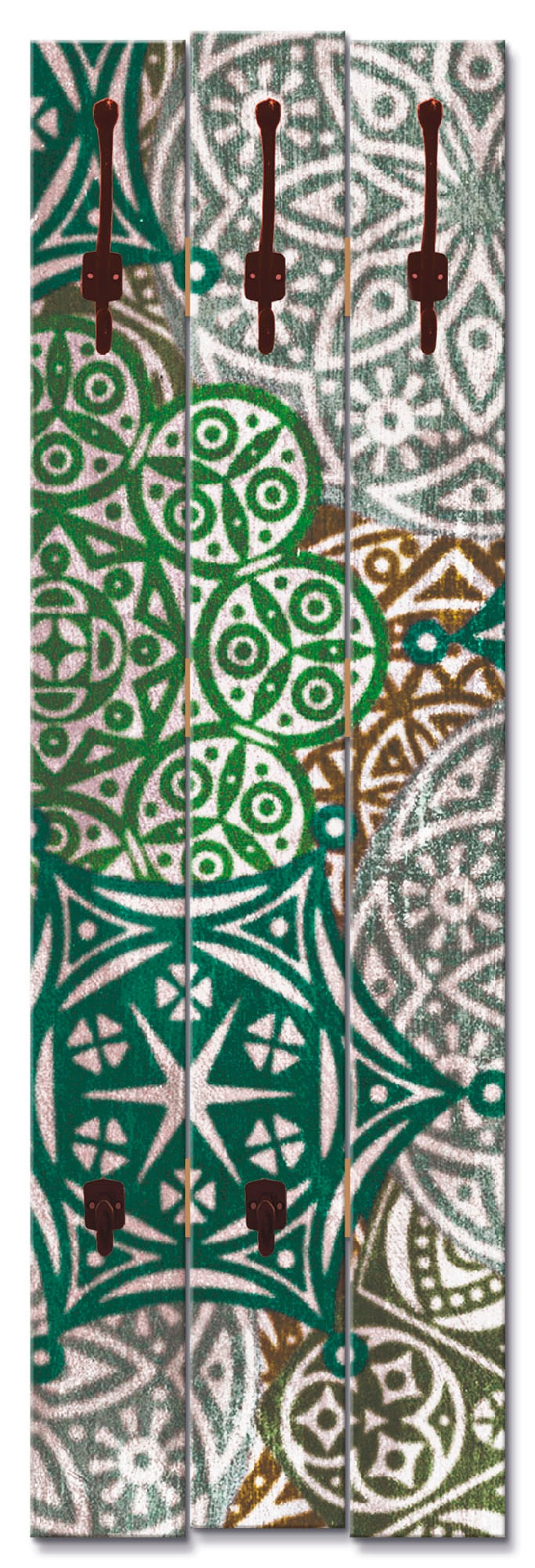 Garderobenleiste »Marokkanischer Stil_grün«, teilmontiert