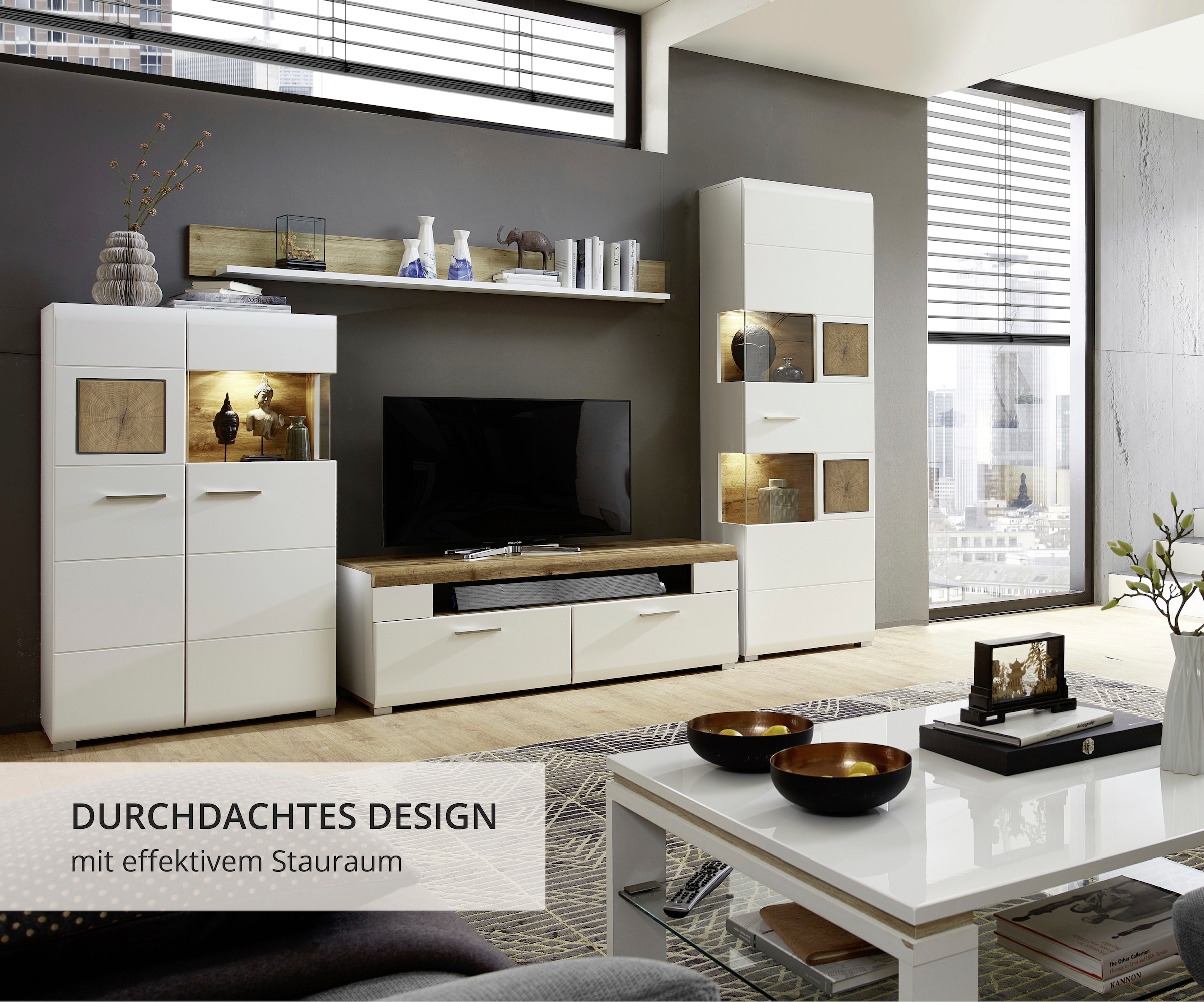 Innostyle Wohnwand »FUN PLUS« 4 Stk. tlg.