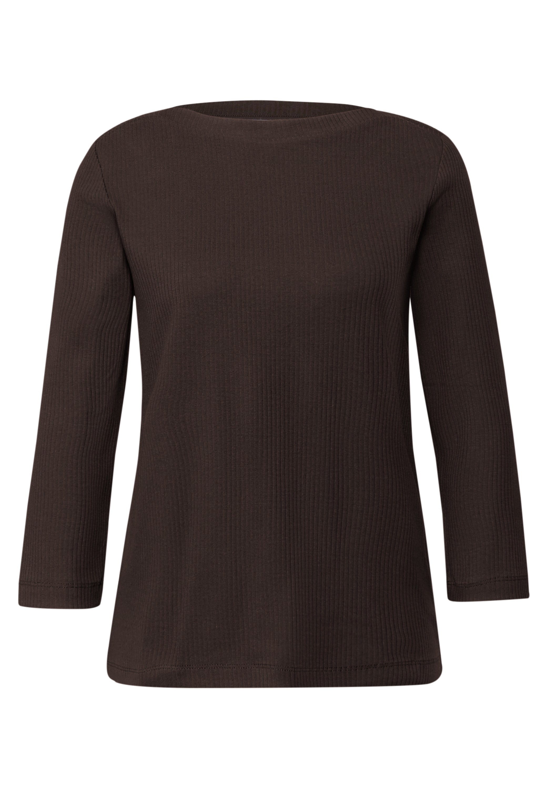 STREET ONE 3/4-Arm-Shirt in Rippstruktur