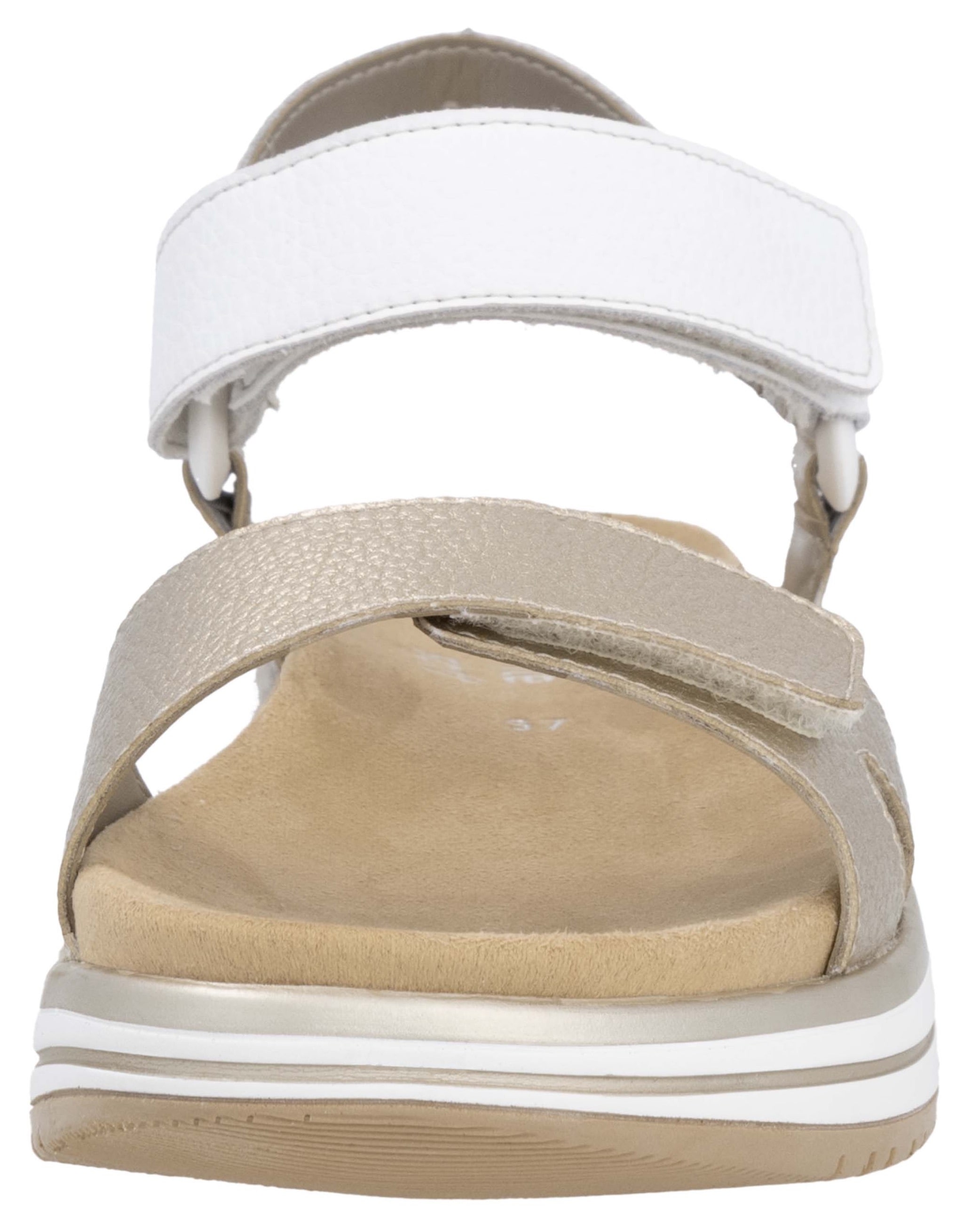 Remonte Riemchensandale »Elisabeth Hurley-Collection«, Keilabsatz, Klettschuh, Sandalette mit Plateausohle