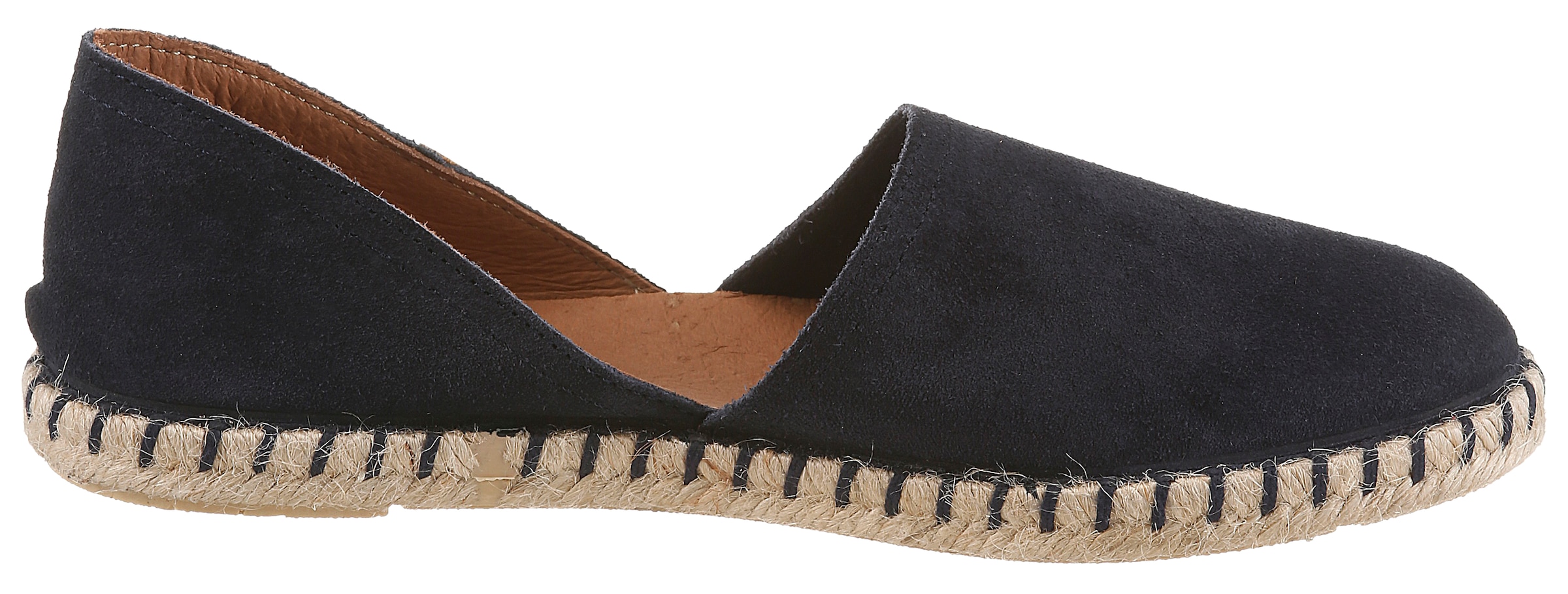 VERBENAS Espadrille  Strandschuh, Sommerschuh, Loafer aus Veloursleder
