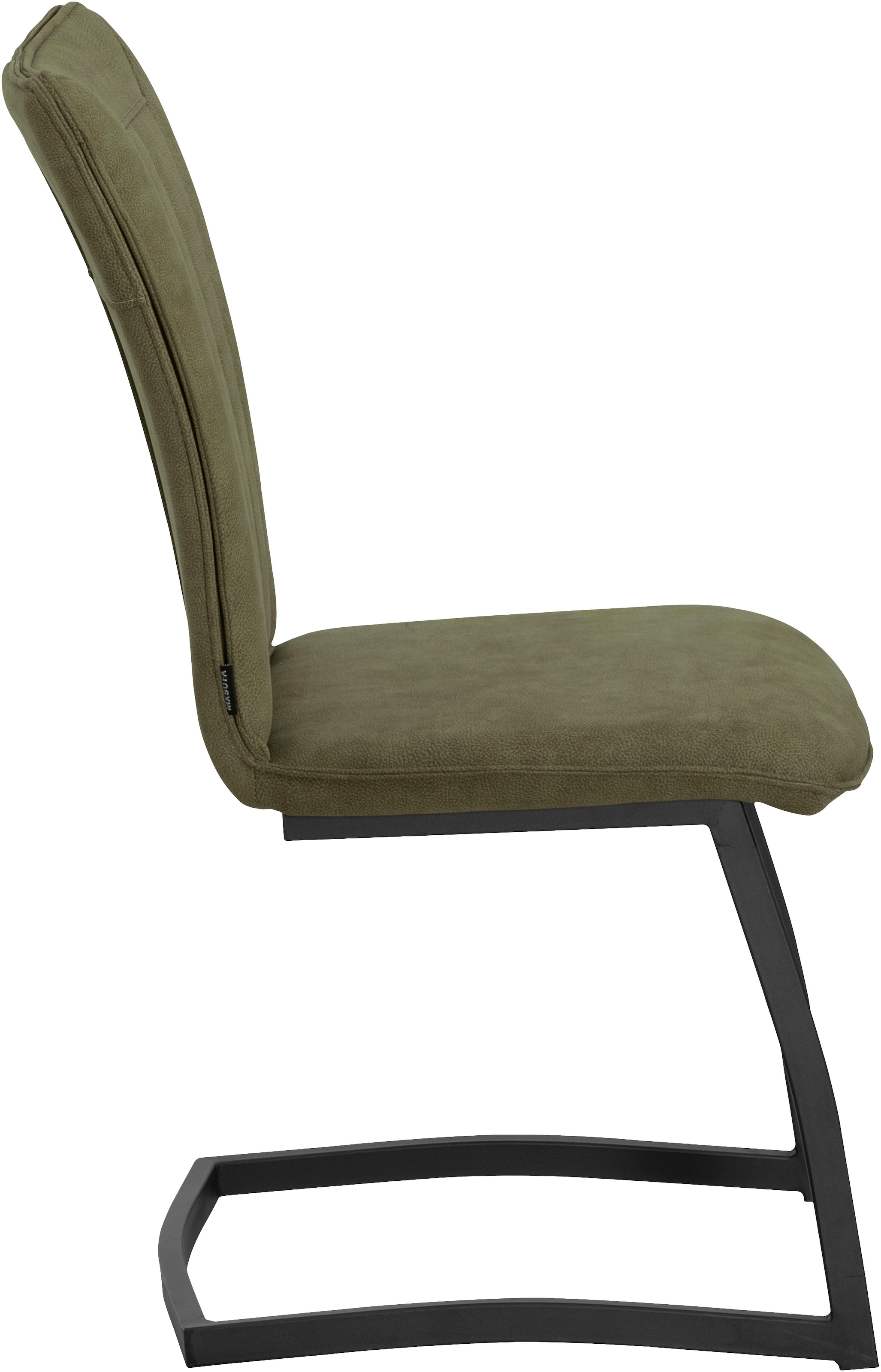 OMG Design Freischwinger »Amara«, (Set), 2 St., Stoff, Esszimmerstuhl, Küchenstuhl, pflegeleichter Bezug