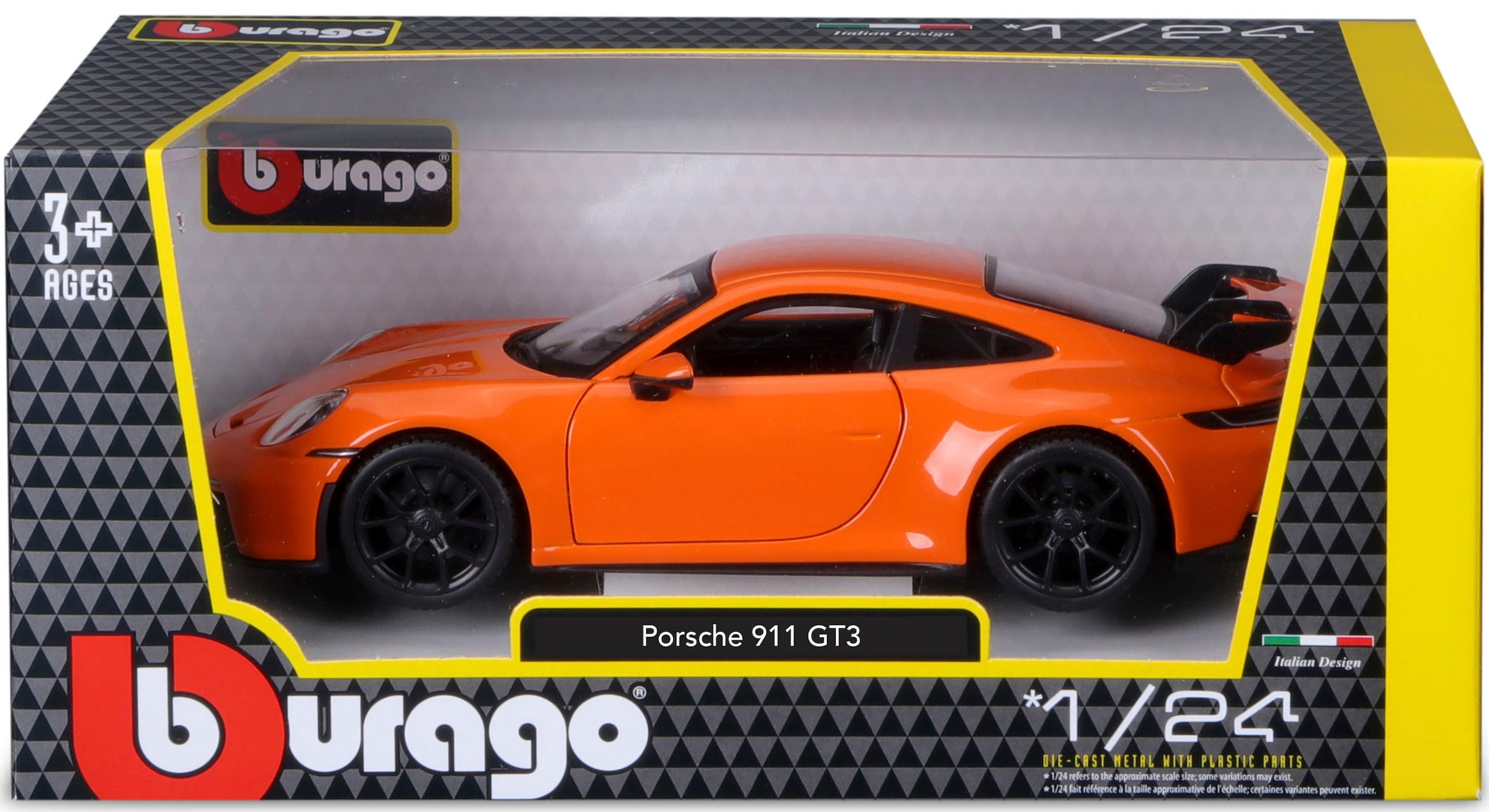 Bburago Sammlerauto »Porsche 911 GT3 ´21,orange«, 1:24