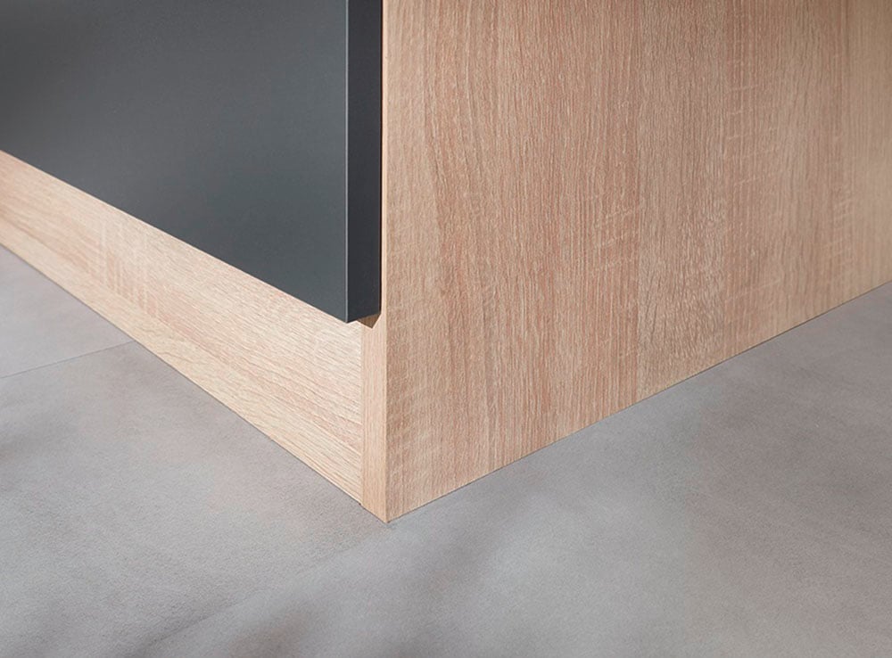 RESPEKTA Pantryküche »Merle« Breite 100 cm, mit Soft-Close Funktion, Stangengriffe aus Metall