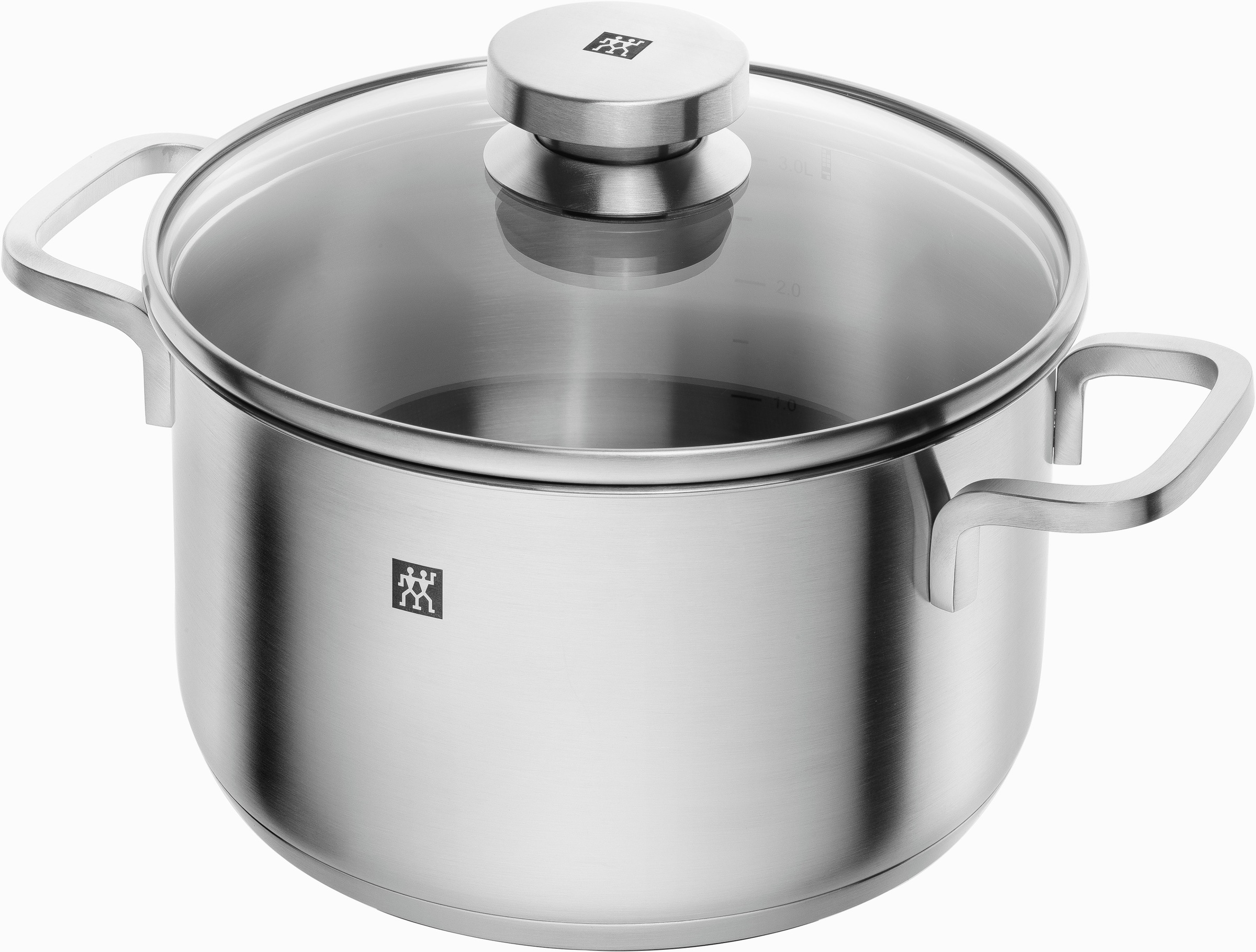 Zwilling Topf-Set »Focus«, Edelstahl 18/10, (Set, 9 tlg., je 1 Kochtopf 16/20/24 cm, Kasserolle 16 cm, Bratentopf 20 cm), Induktion