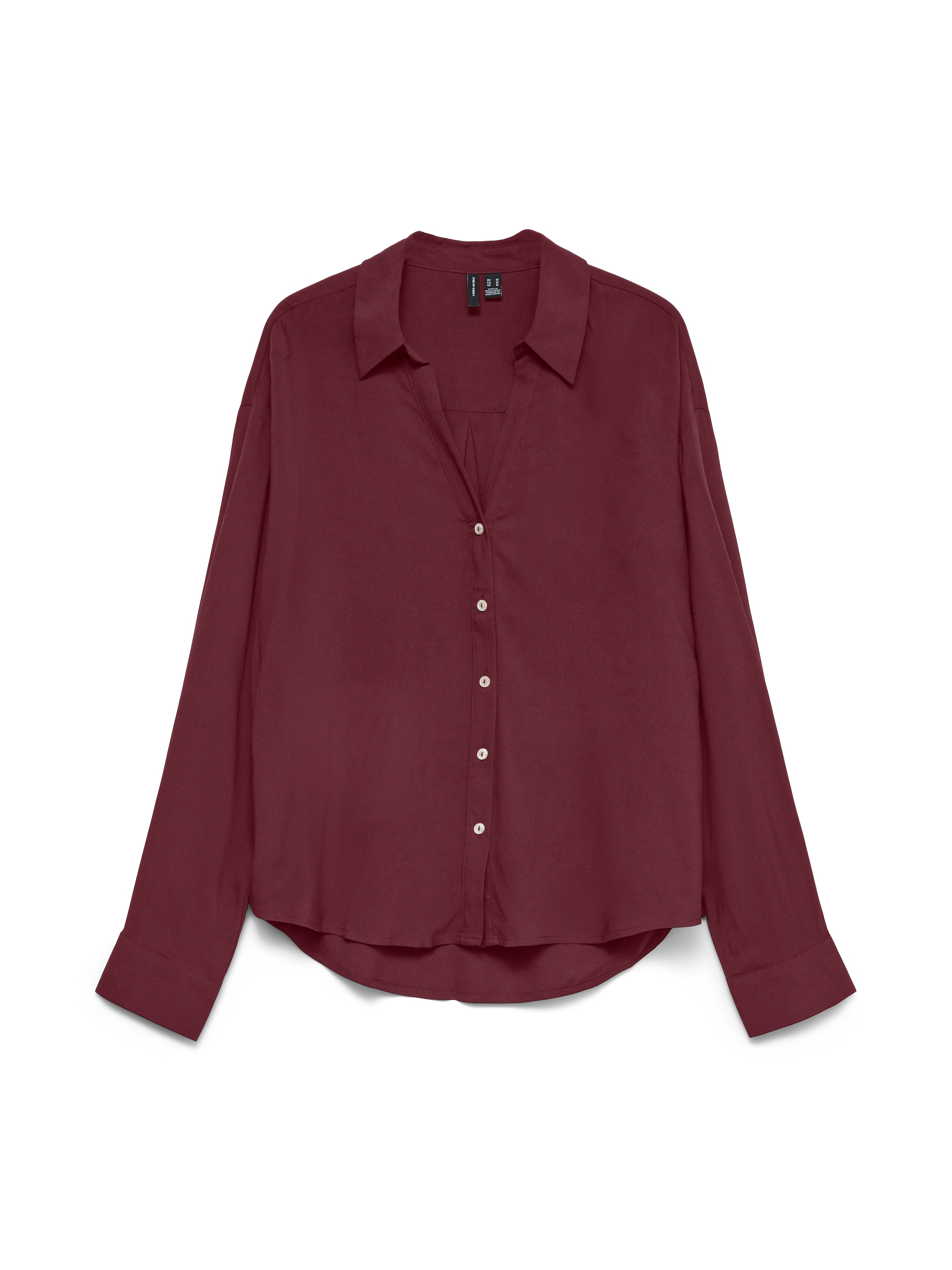 Vero Moda Langarmbluse »VMAURA LS SHIRT WVN NOOS« Viskose, regular fit