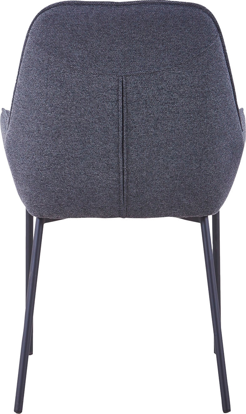 SalesFever Esszimmerstuhl, (Set), 2 St., Struktur (100% Polyester), Bezug aus Strukturstoff