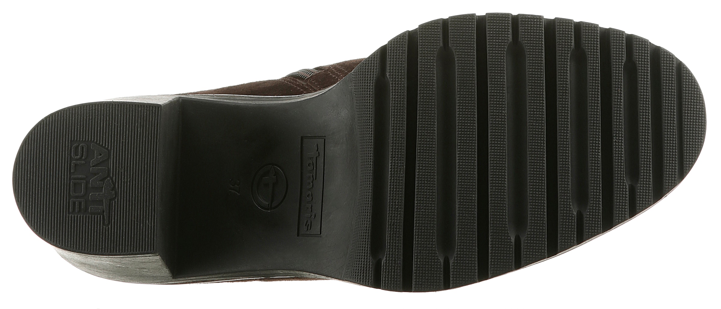Tamaris Stiefelette, Blockabsatz, Chelseaboots, Ankleboots mit kleinem Stretcheinsatz