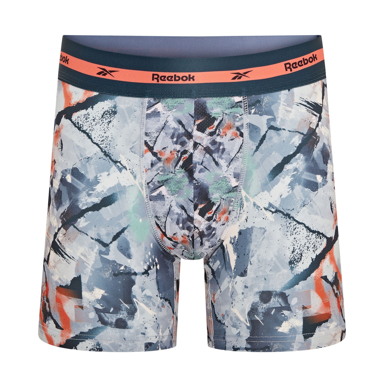 Reebok Trunk »LUTHER« 3er Pack,  basic, feuchtigkeitsregulierend, mit Logo, mit Muster, breiter Bund