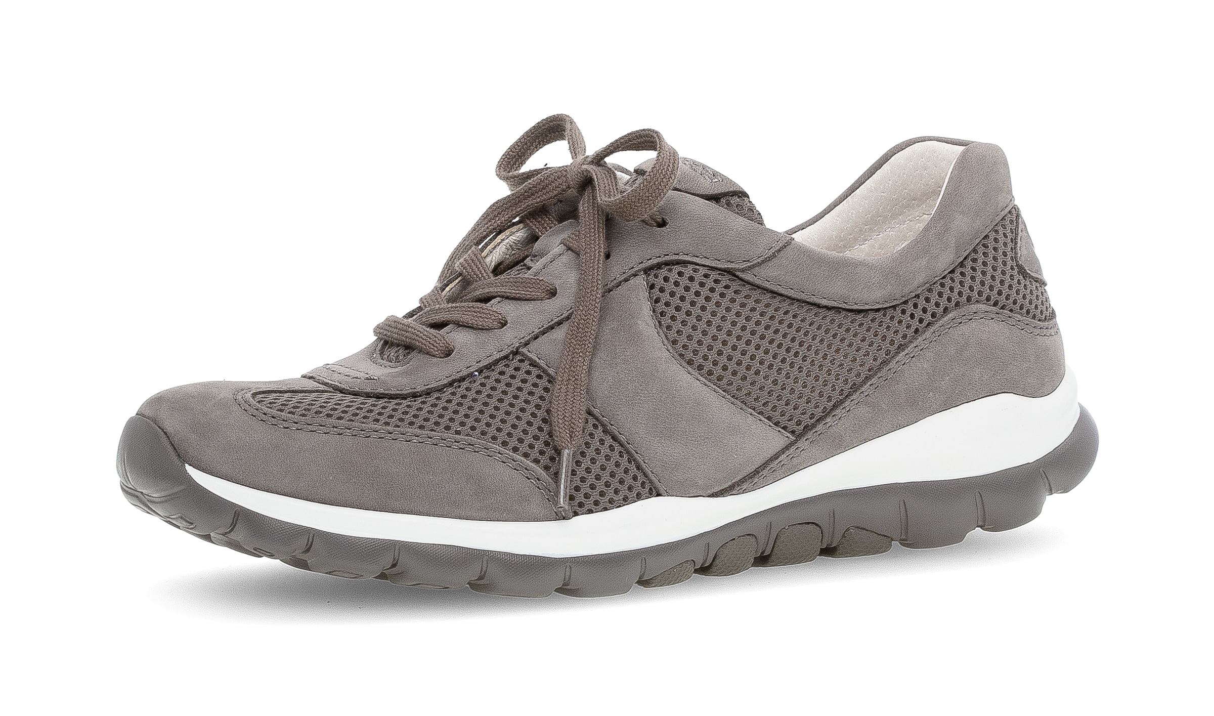rollingsoft Sneaker  , Freizeitschuh, Halbschuh, Schnürer mit Logo an der Ferse