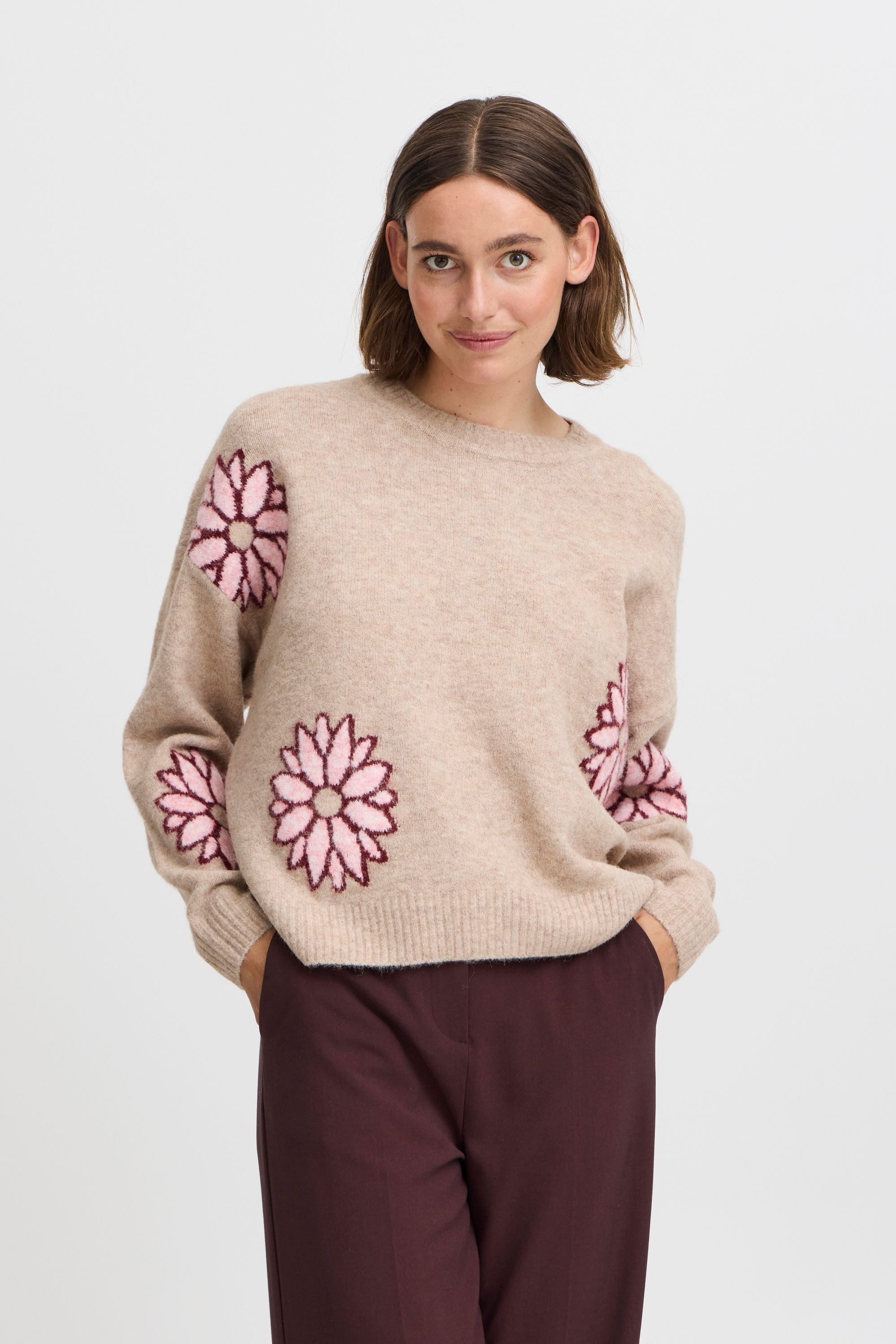 b.young Strickpullover »Strickpullover BYOMEA JUMPER -«