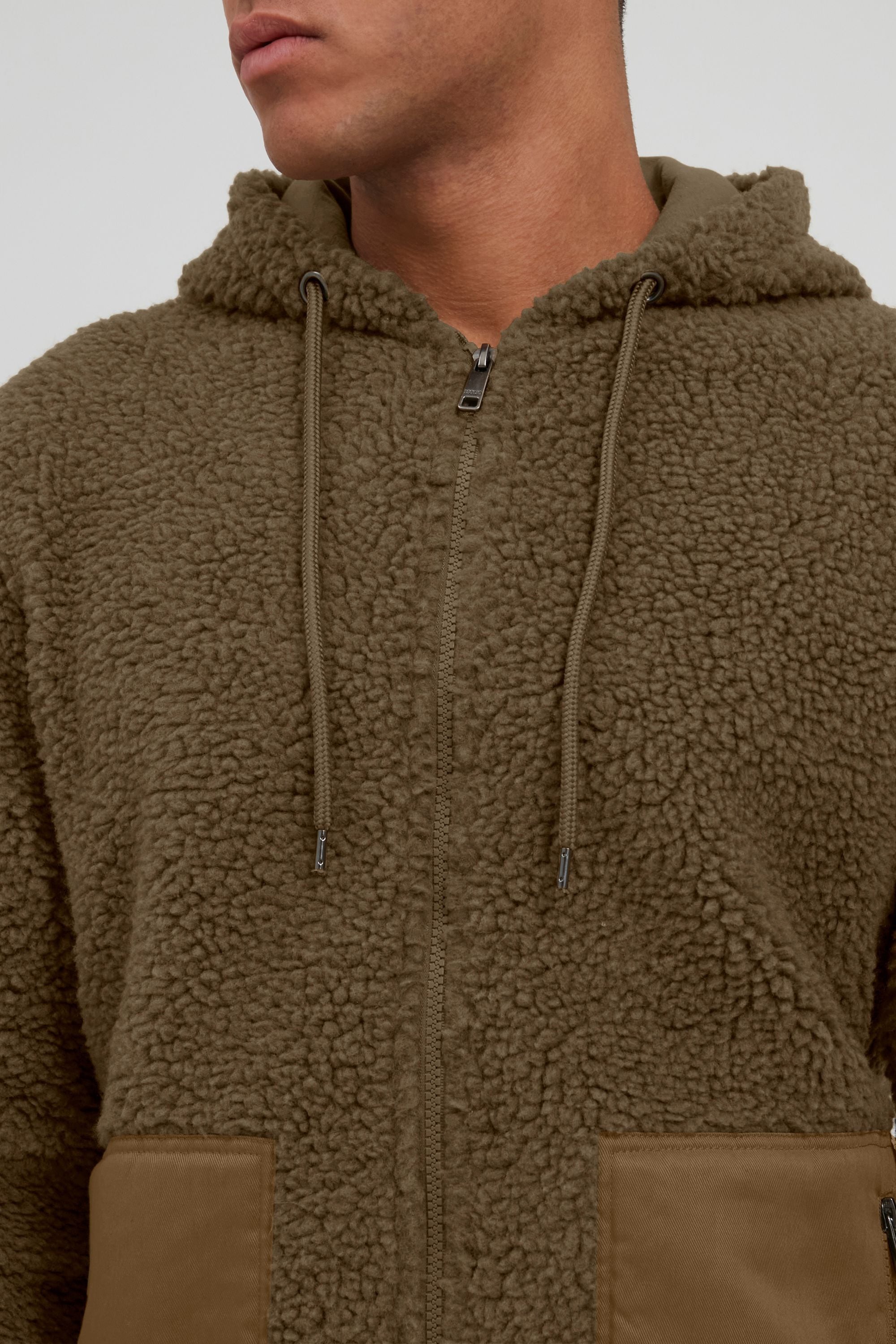 !Solid Fellimitatjacke »Fellimitatjacke SDVig«, mit Kapuze