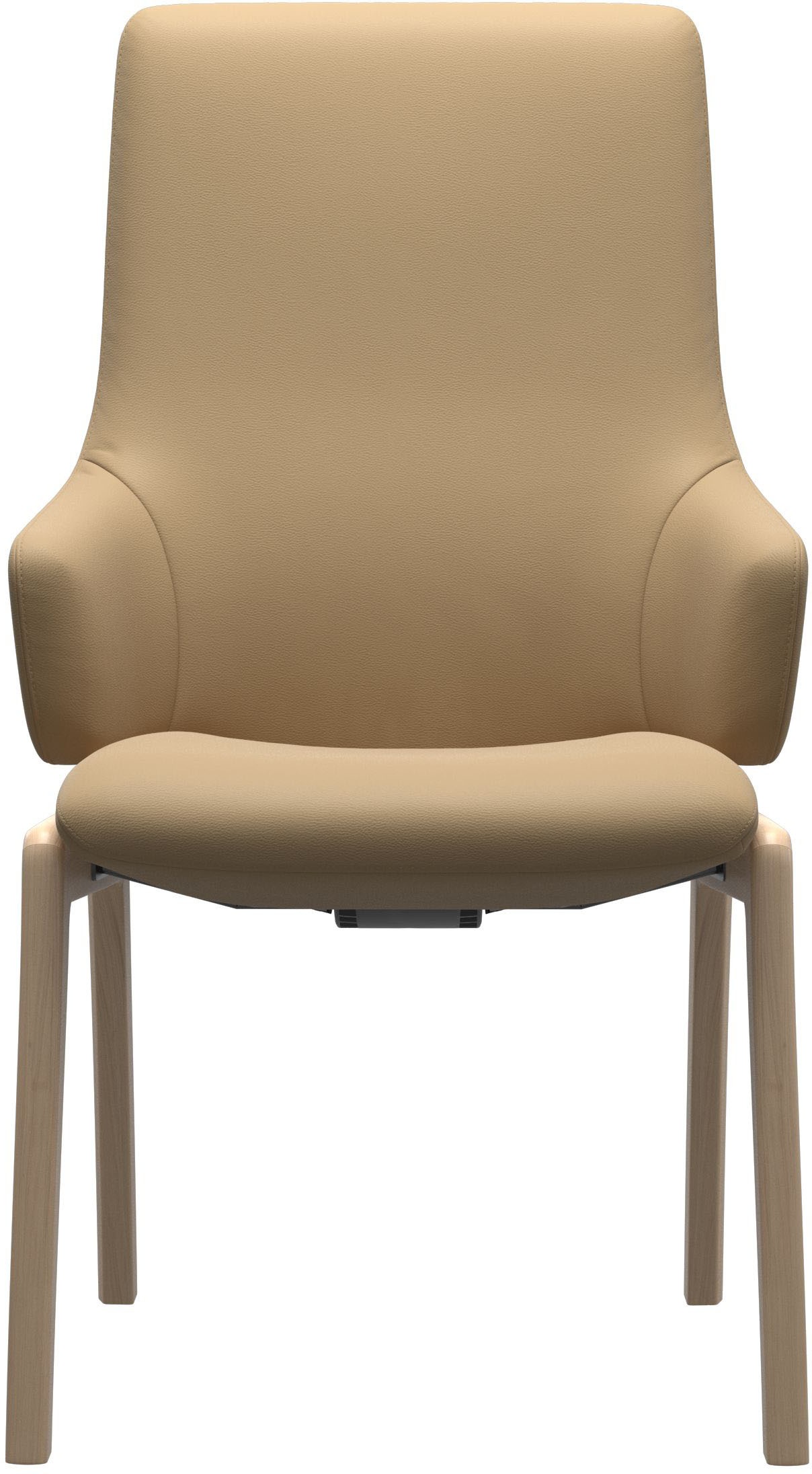 Stressless® Polsterstuhl »Laurel«, Leder PALOMA, High Back mit Armlehne, Größe L, mit abgerundeten Beinen in Schwarz