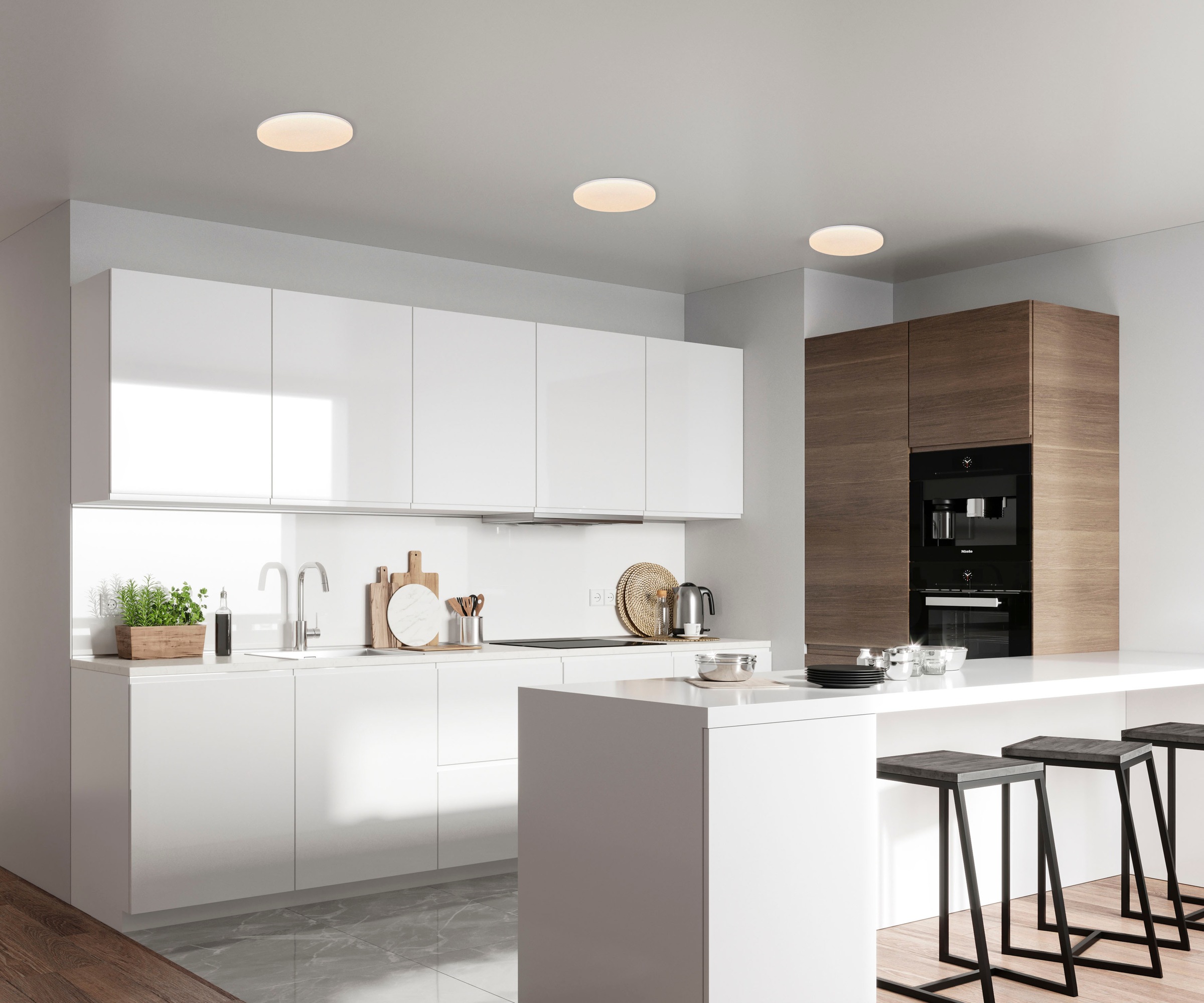 Nordlux LED Deckenleuchte »Vic«, Integrierte LED mit hoher Lumenleistung, Einfache Installation