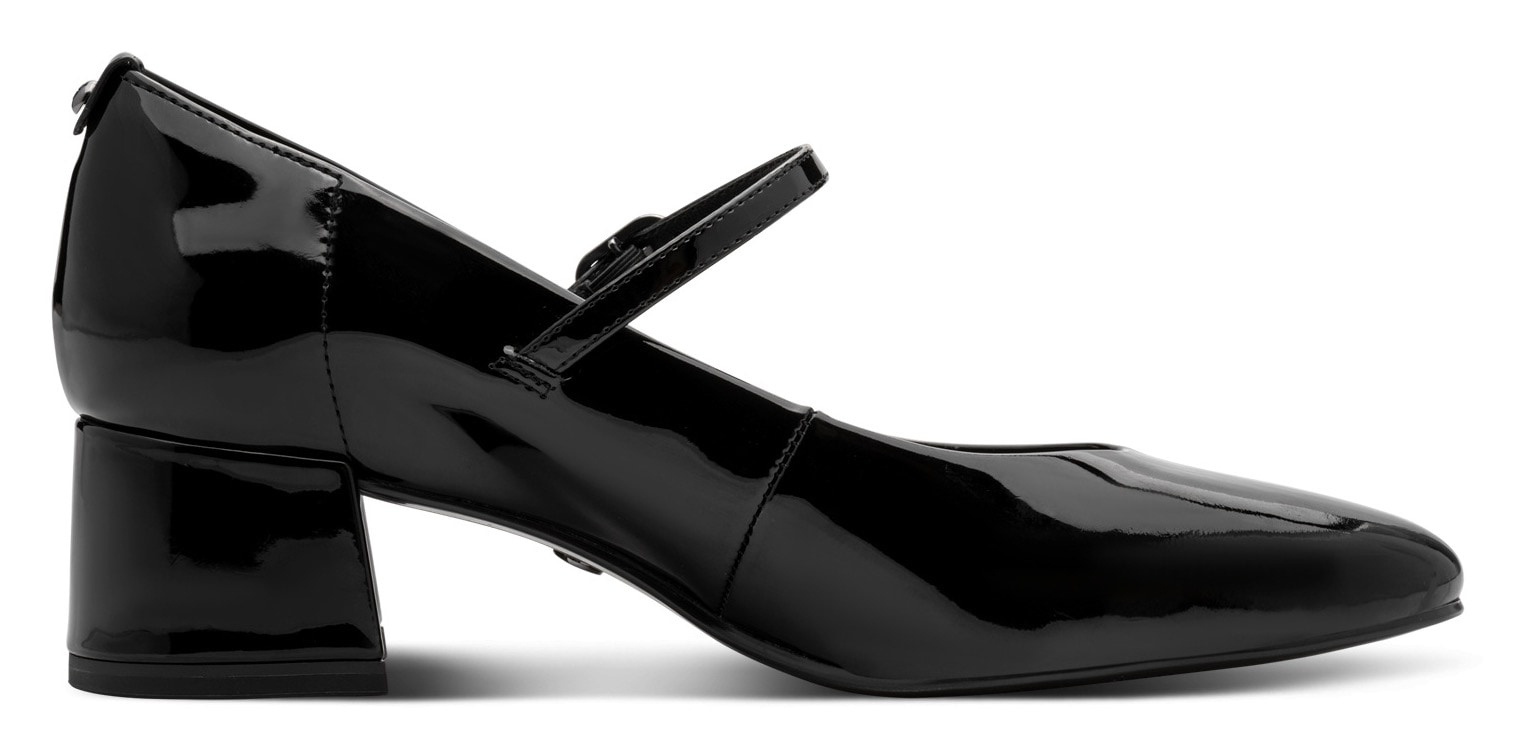 Tamaris Spangenpumps  , Blockabsatz, Abendschuh, Festtagsschuh mit verstellbarem Riemchen