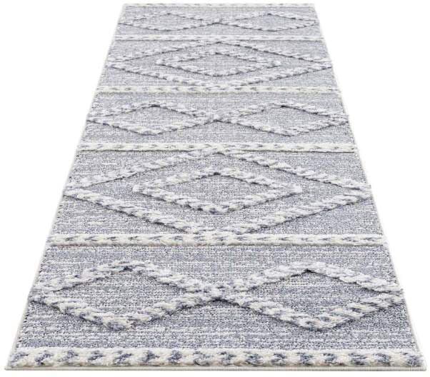 Carpet City Hochflor-Läufer »Focus«, rechteckig, Boho-Teppich, besonders weich, 3D-Effekt