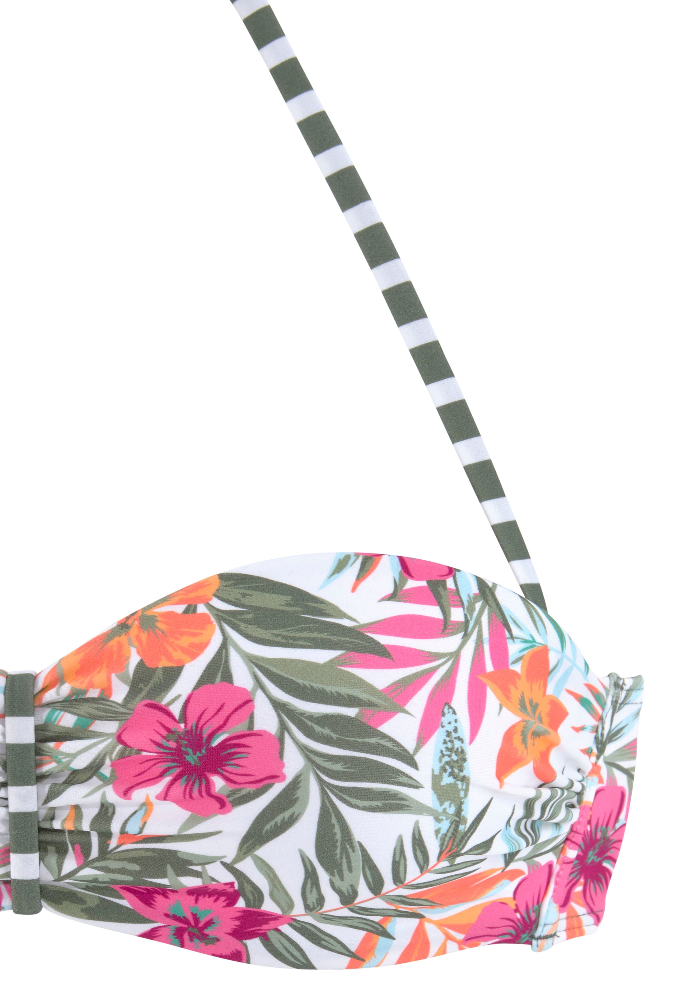 Venice Beach Bandeau-Bikini-Top »Summer«, mit geraffter Mitte