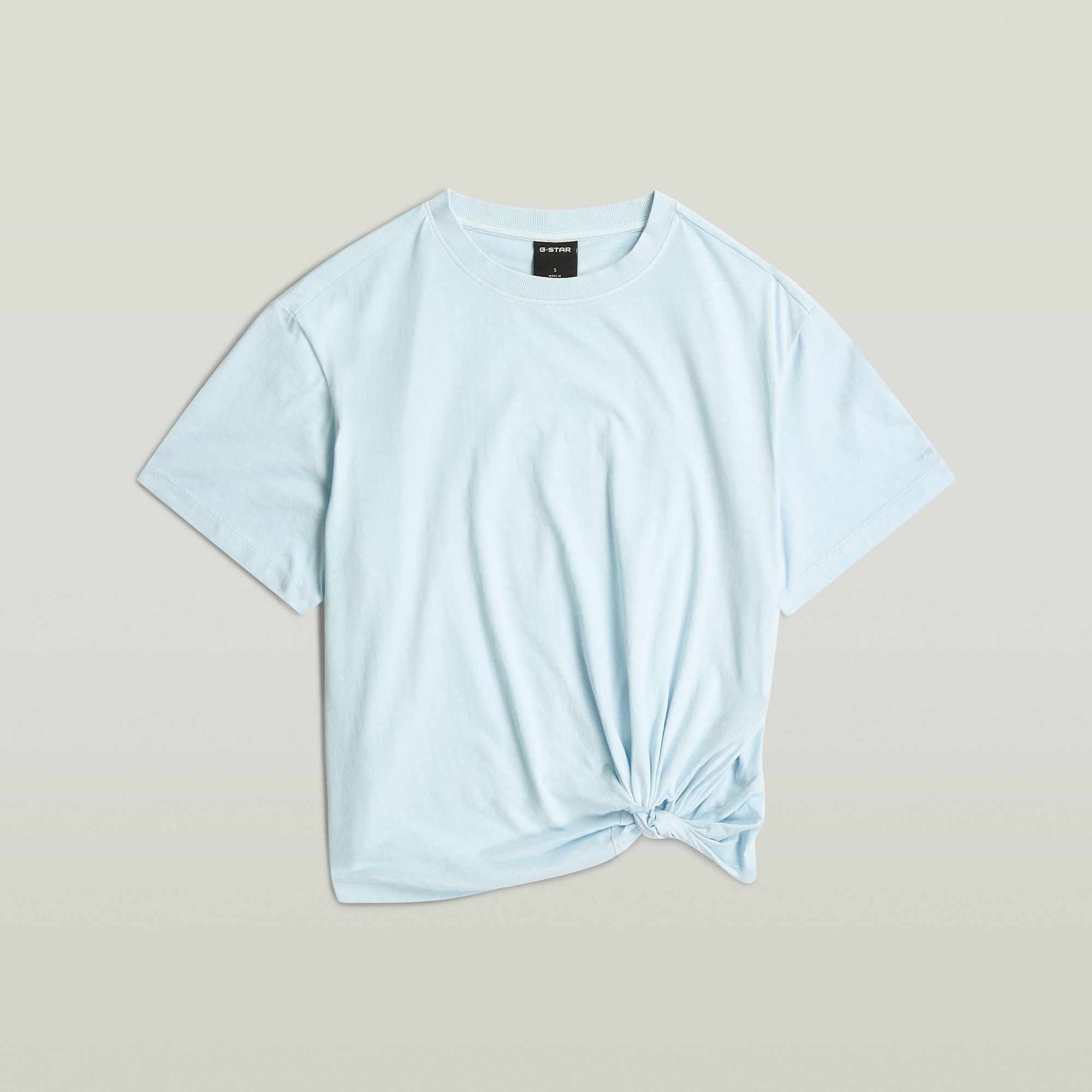 G-STAR T-Shirt »Relaxed Knot« mit Knotendetail, Rundhalsform