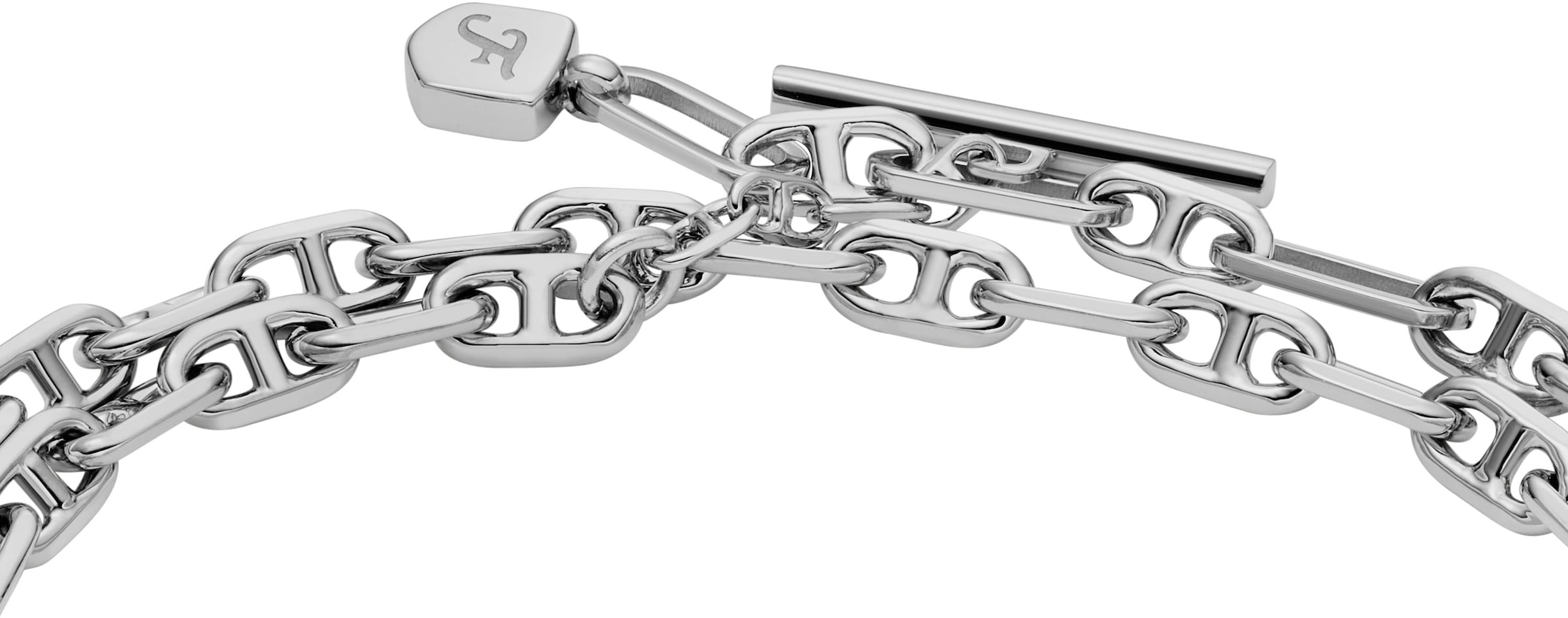 Fossil Armband »Schmuck Geschenk Metall Armkette Heritage D-Link«