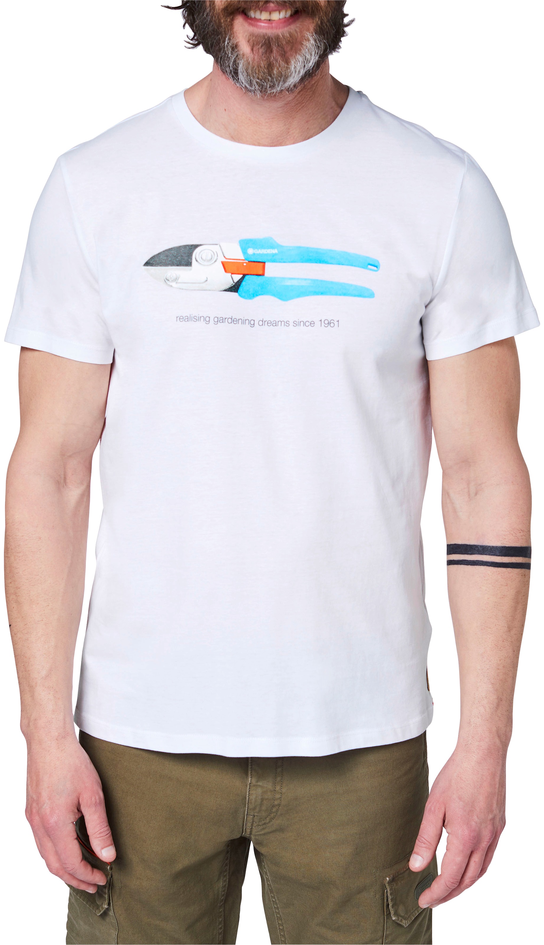 GARDENA T-Shirt »Bright ♕ Aufdruck mit White«, bei