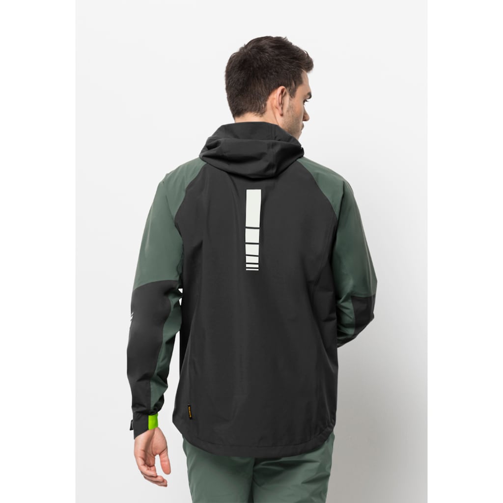 Jack Wolfskin Fahrradjacke »MOROBBIA 3L JKT M«, mit Kapuze