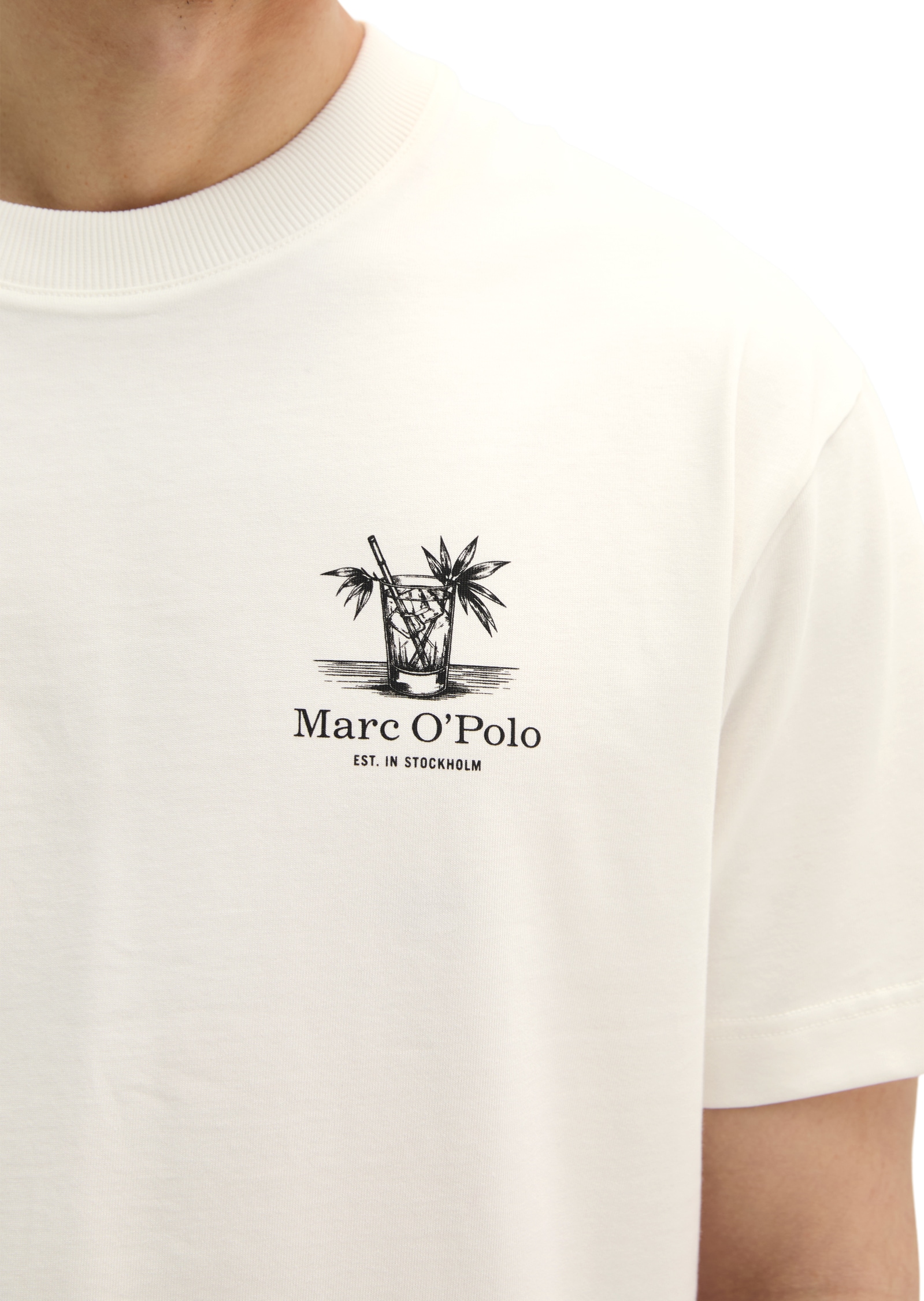 Marc O'Polo T-Shirt loose mit sommerlichem Rückenprint