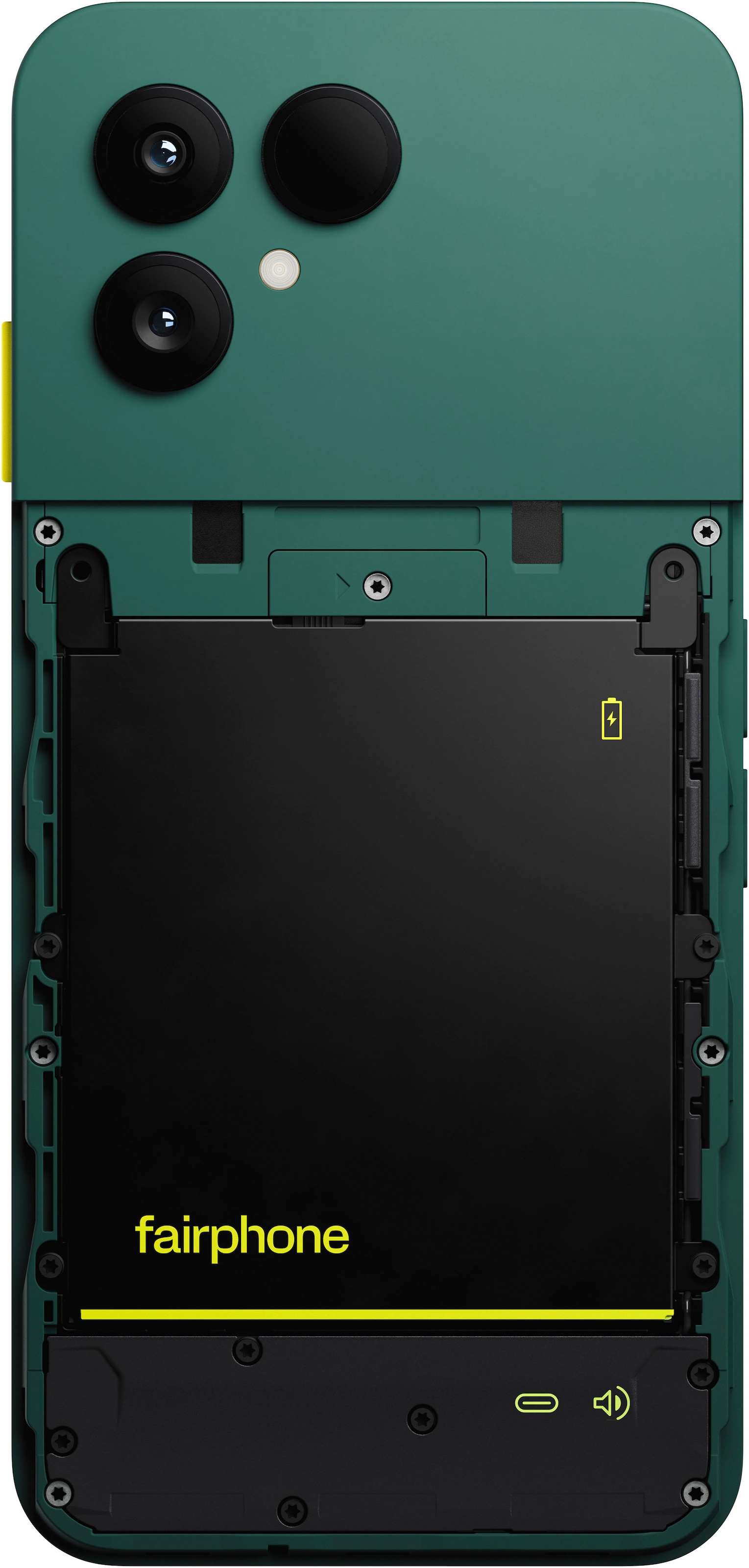Fairphone Smartphone »Das Fairphone (Gen. 6)«, Forest Green