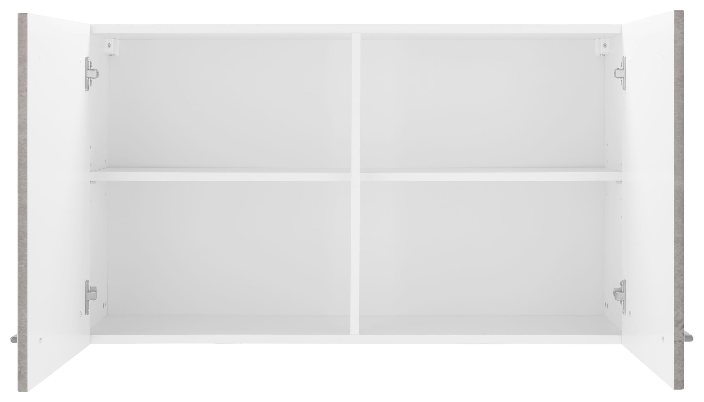 KOCHSTATION Hängeschrank »KS-Tulsa«, 100 cm breit, 57 cm hoch, 2 Türen, schwarzer Metallgriff, MDF Front