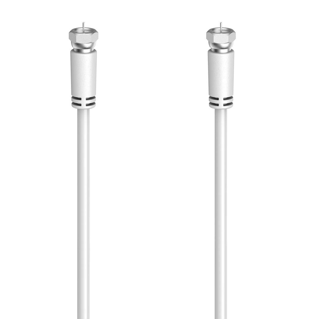 Hama SAT-Kabel »SAT-Anschlusskabel, F-Stecker - F-Stecker, 1,5 - 10 m, 90 dB«, F-Stecker, 150 cm