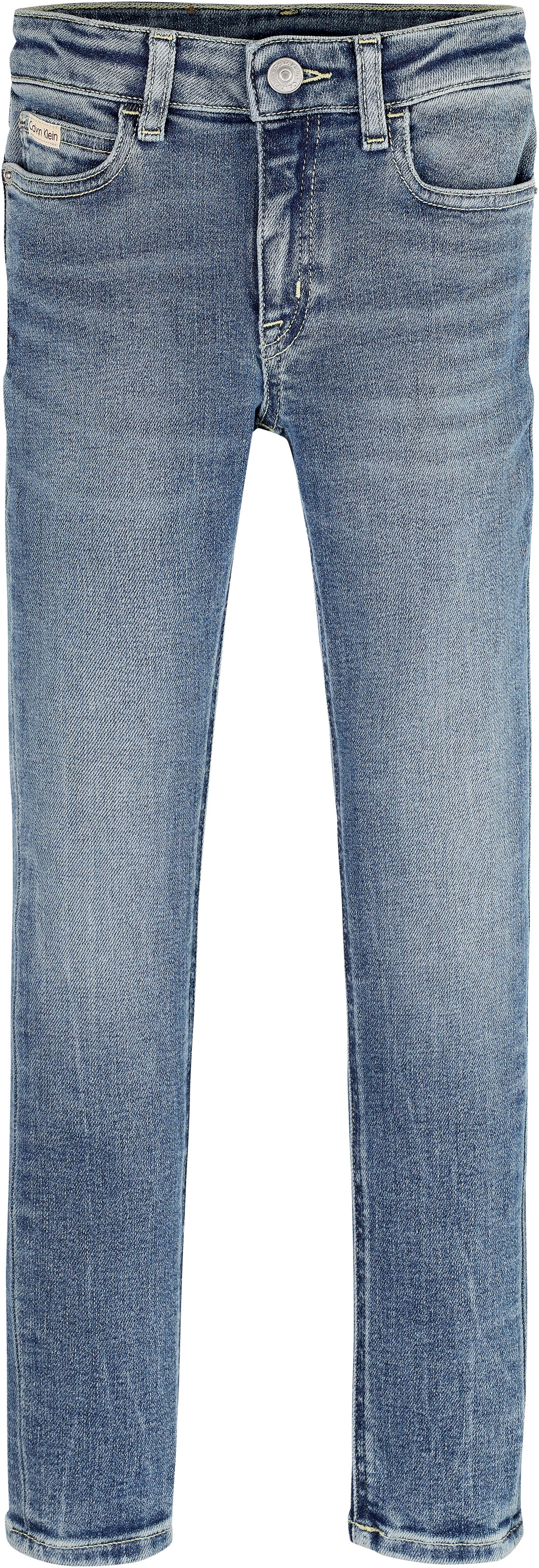 Calvin Klein Jeans Skinny-fit-Jeans »Mr Skinny Mid Blue Pws Denim«, für Kinder bis 16 Jahre und im 5-Pocket-Style