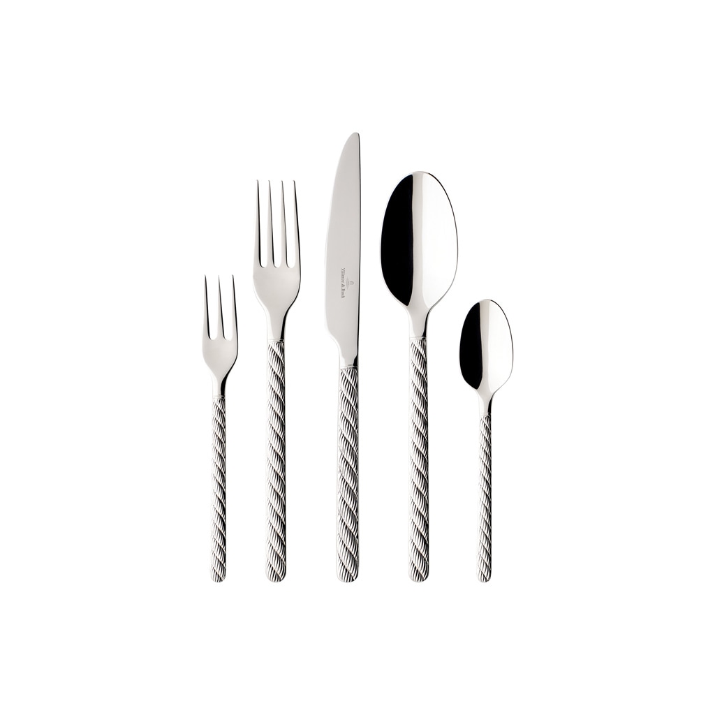 Villeroy & Boch Besteck-Set "Tafelbesteck Montauk 30er Set silber"