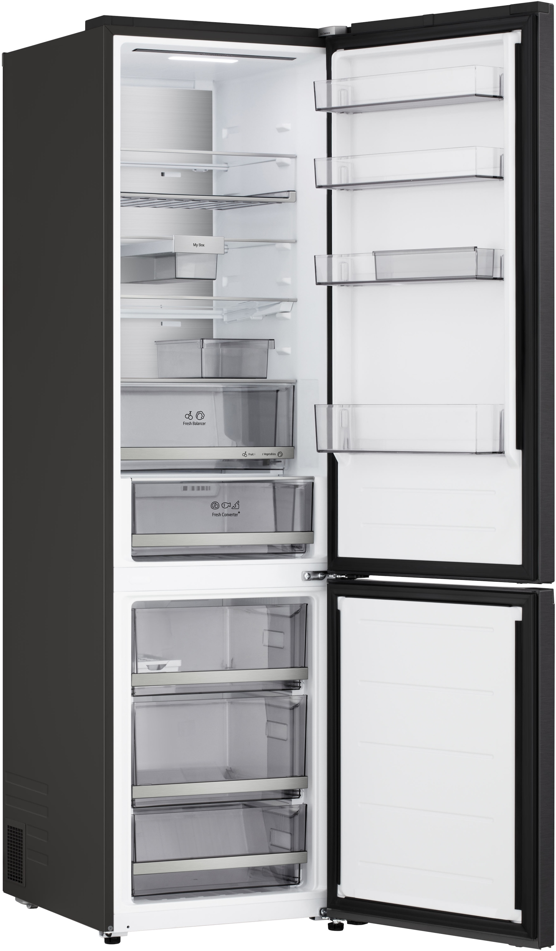 LG Kühl-/Gefrierkombination Serie 7 »GBBS727AEV« 203 cm hoch 59,7 cm breit Vollintegrierbarer Kühlschrank dank frontaler Luftzufuhr und Abluft