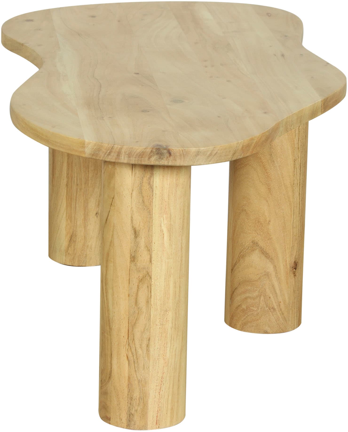 byLIVING Couchtisch »ETHAN« Tischplatte und Gestell Akazie natur oder schwarz, Tischbein: 13 cm