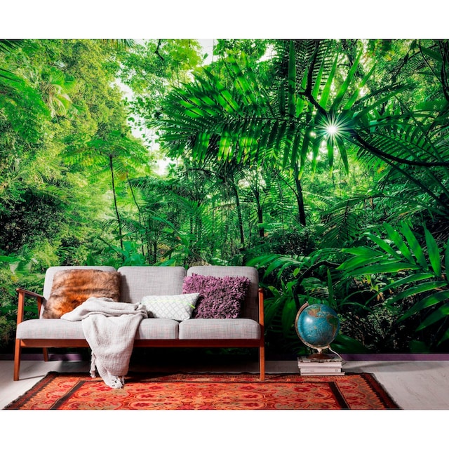 Komar Vliestapete »Into The Jungle«, 400x250 cm (Breite x Höhe),  Vliestapete, 100 cm Bahnbreite online kaufen | mit 3 Jahren XXL Garantie