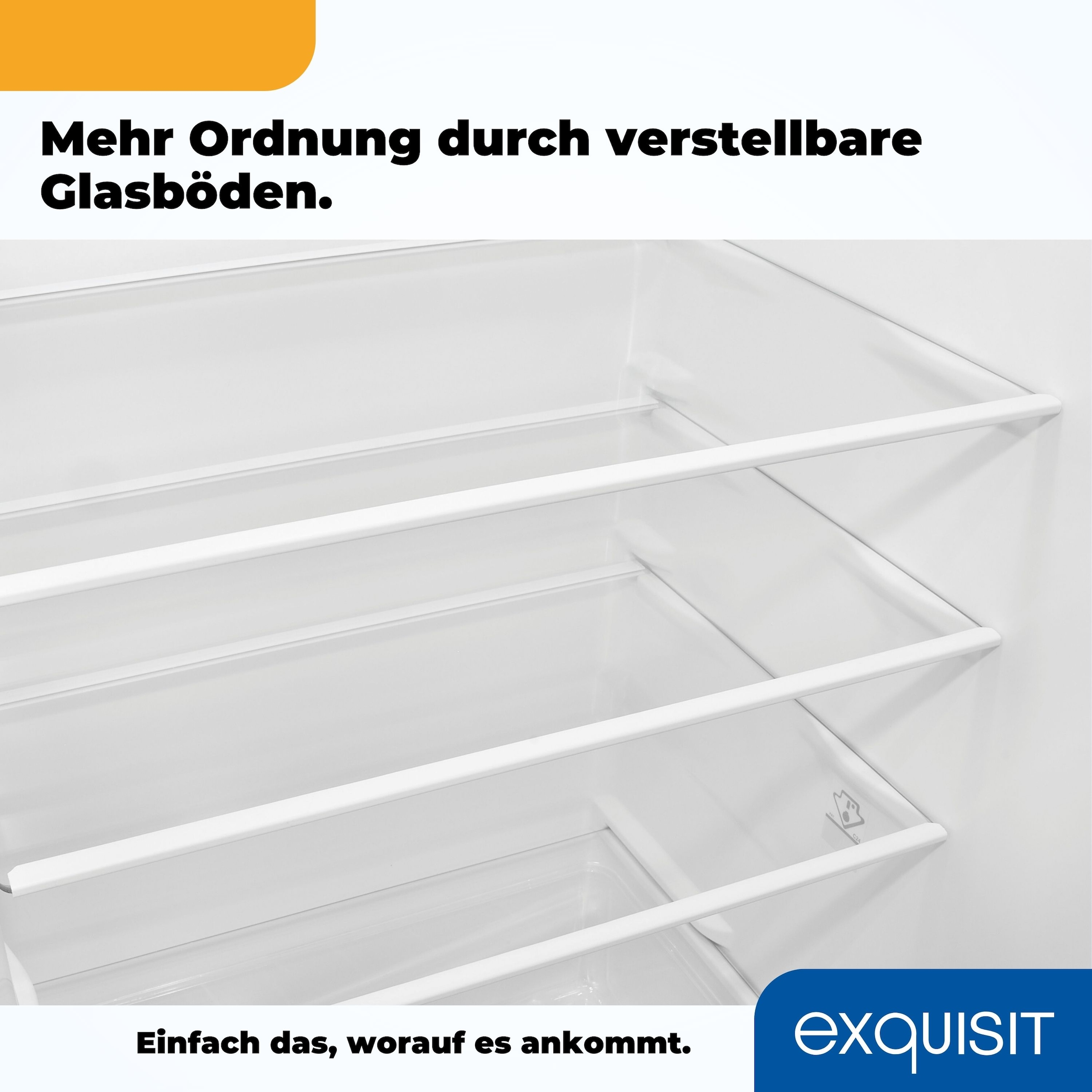 exquisit Kühl-/Gefrierkombination »KGC265-70-040D inoxlook« 180 cm hoch 54,5 cm breit