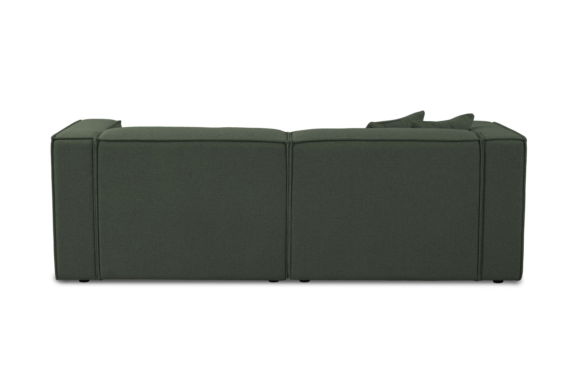 OTTO home Ecksofa »Tammie« Breite 222 cm, Webstoff fein, bodentief, mit Wellenunterfederung