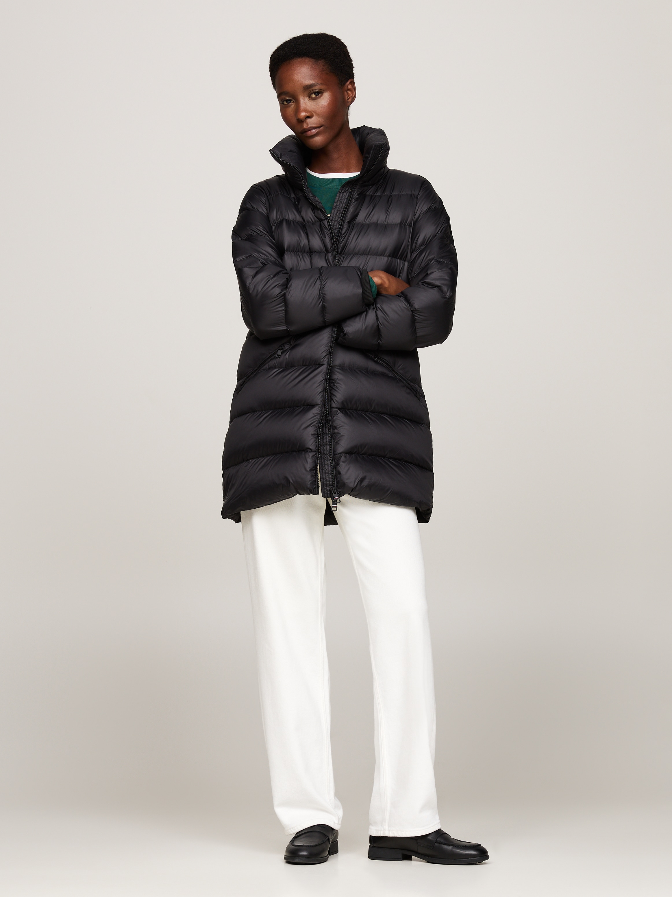 Tommy Hilfiger Langmantel, mit Logoprägung