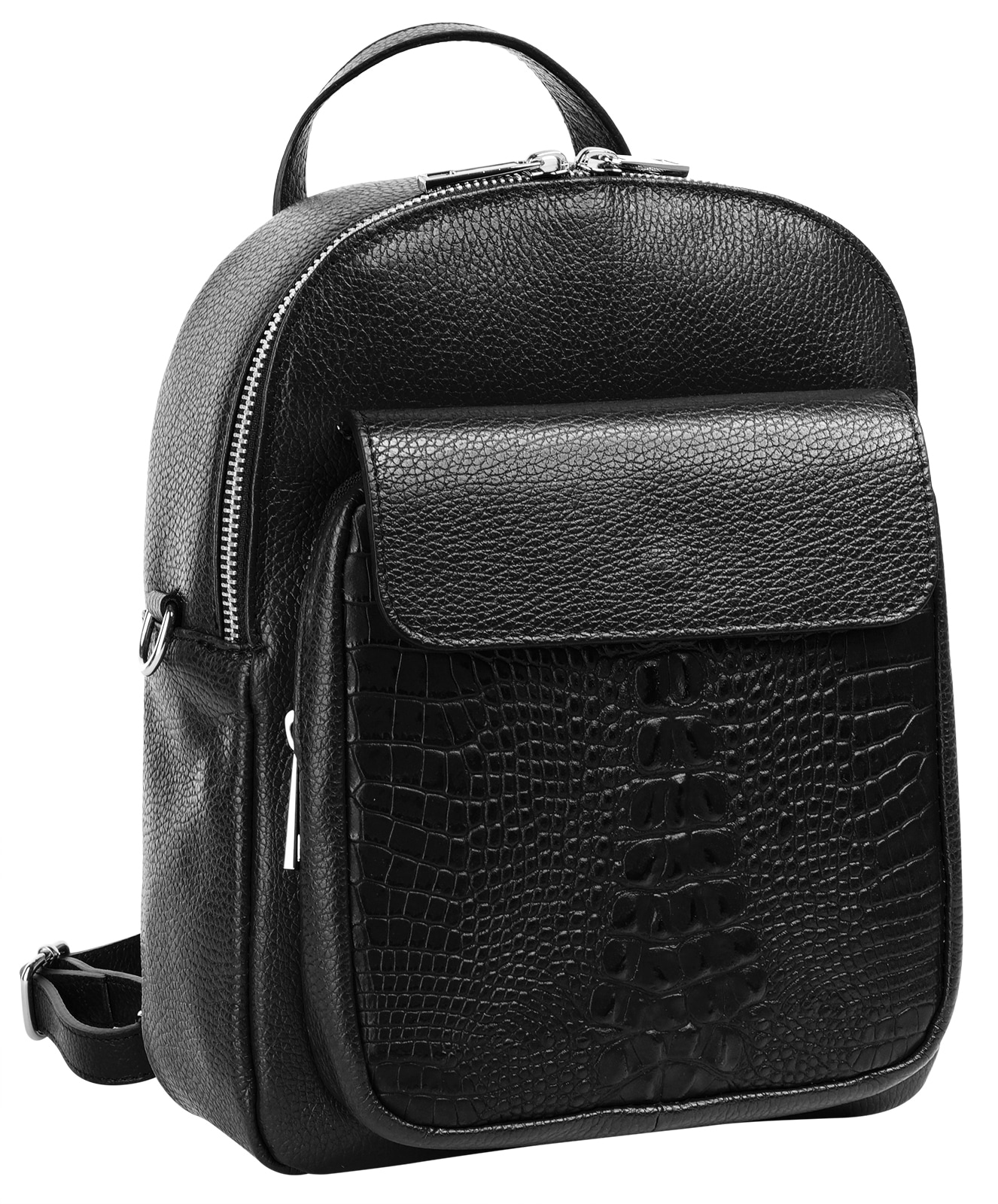 Cluty Cityrucksack, echt Leder, Made in Italy
