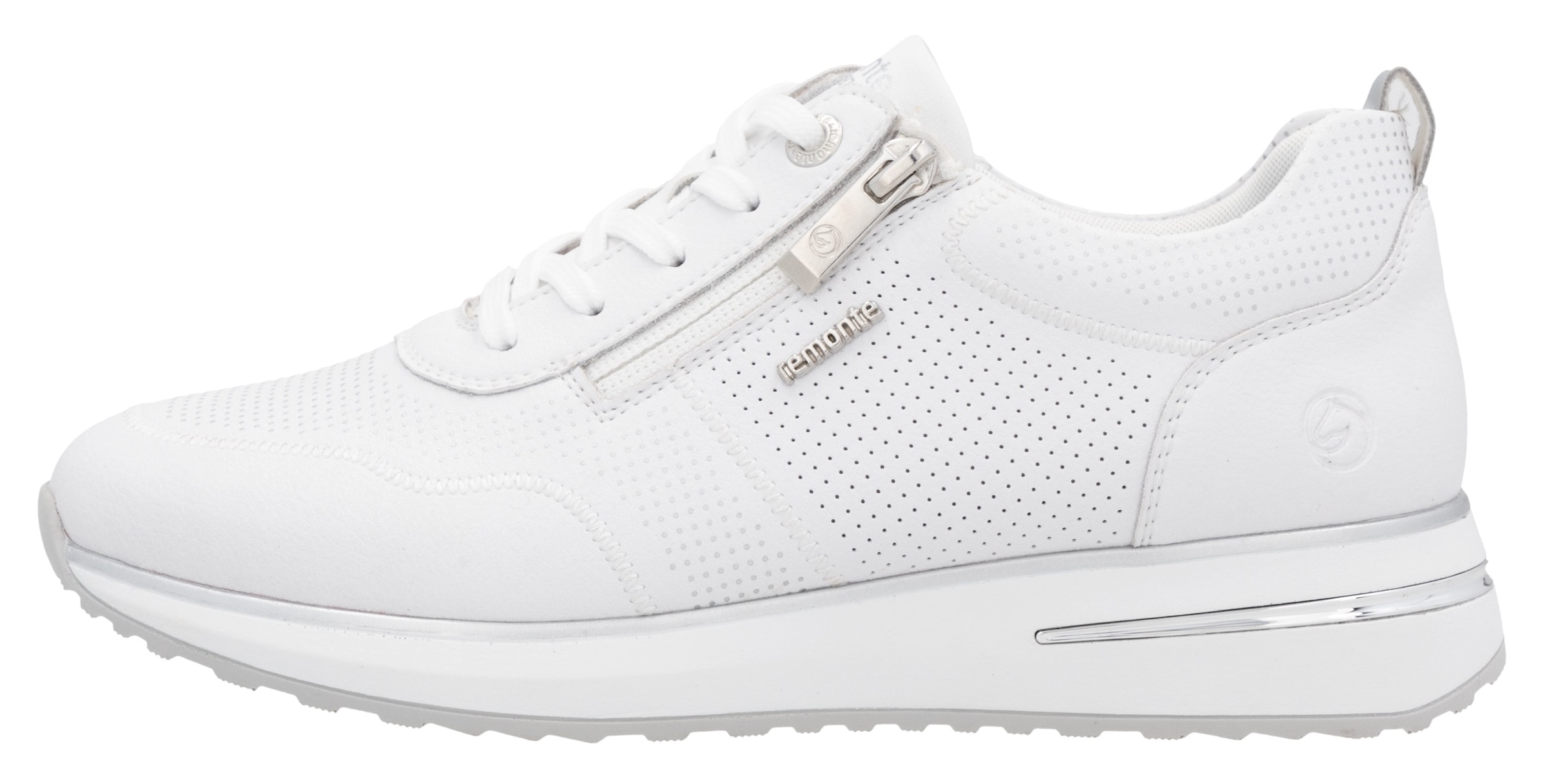Remonte Keilsneaker, Freizeitschuh, Halbschuh, Schnürerschuh mit gepolstertem Schaftrand