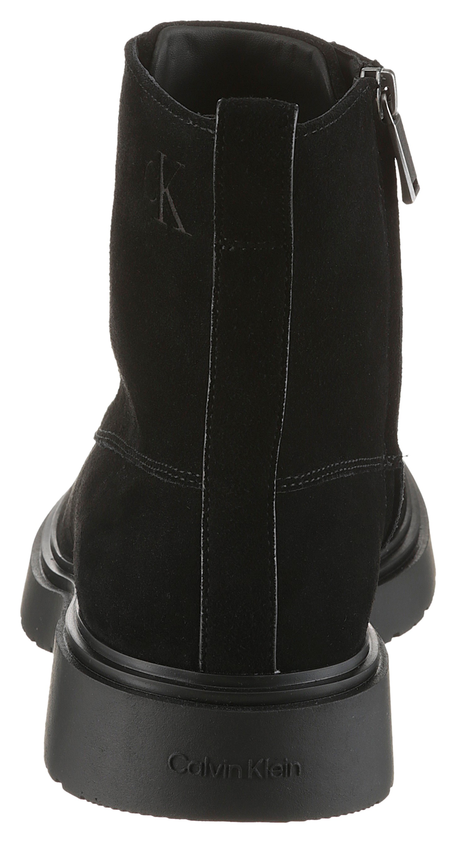 Calvin Klein Jeans Schnürboots »COMBAT ESS LACE UP ZIP BOOT SU«  Schnürstiefelette, Boots mit Anziehlasche