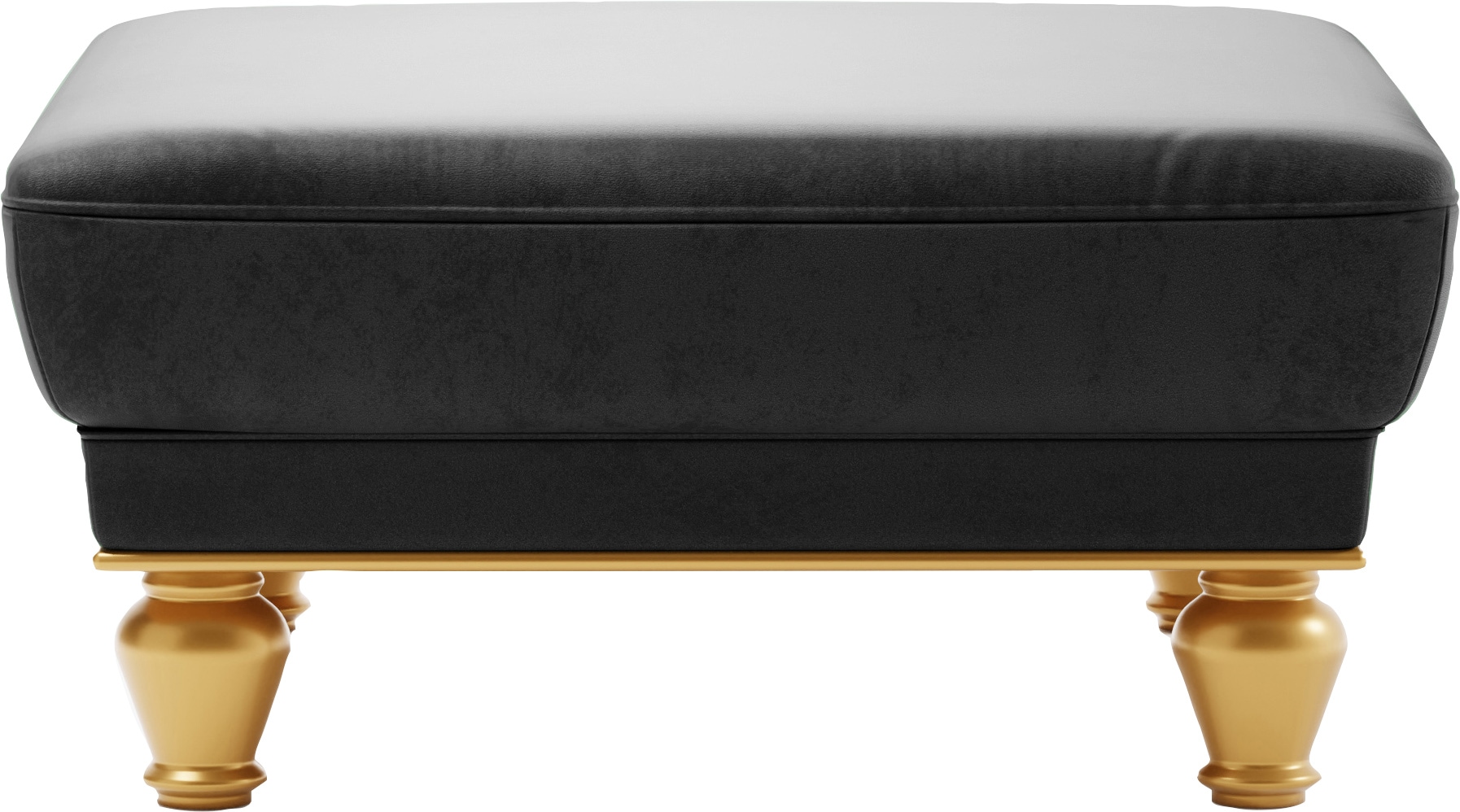 sit&more Polsterhocker »Orient 5«, goldfarbene Füße