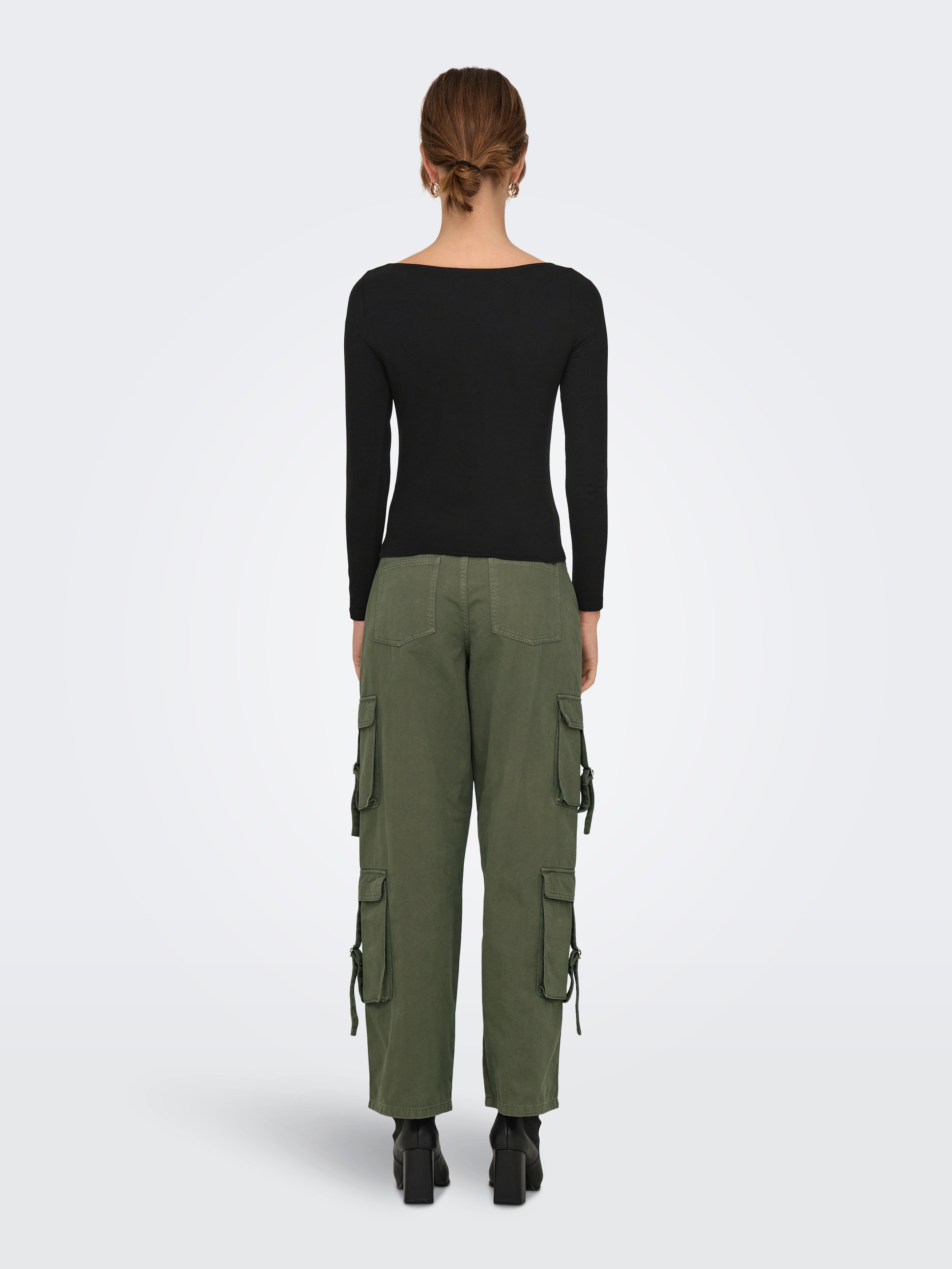 ONLY Langarmshirt »ONLLIVE LOVE LIFE LS BOATNECK JRS NOOS«
