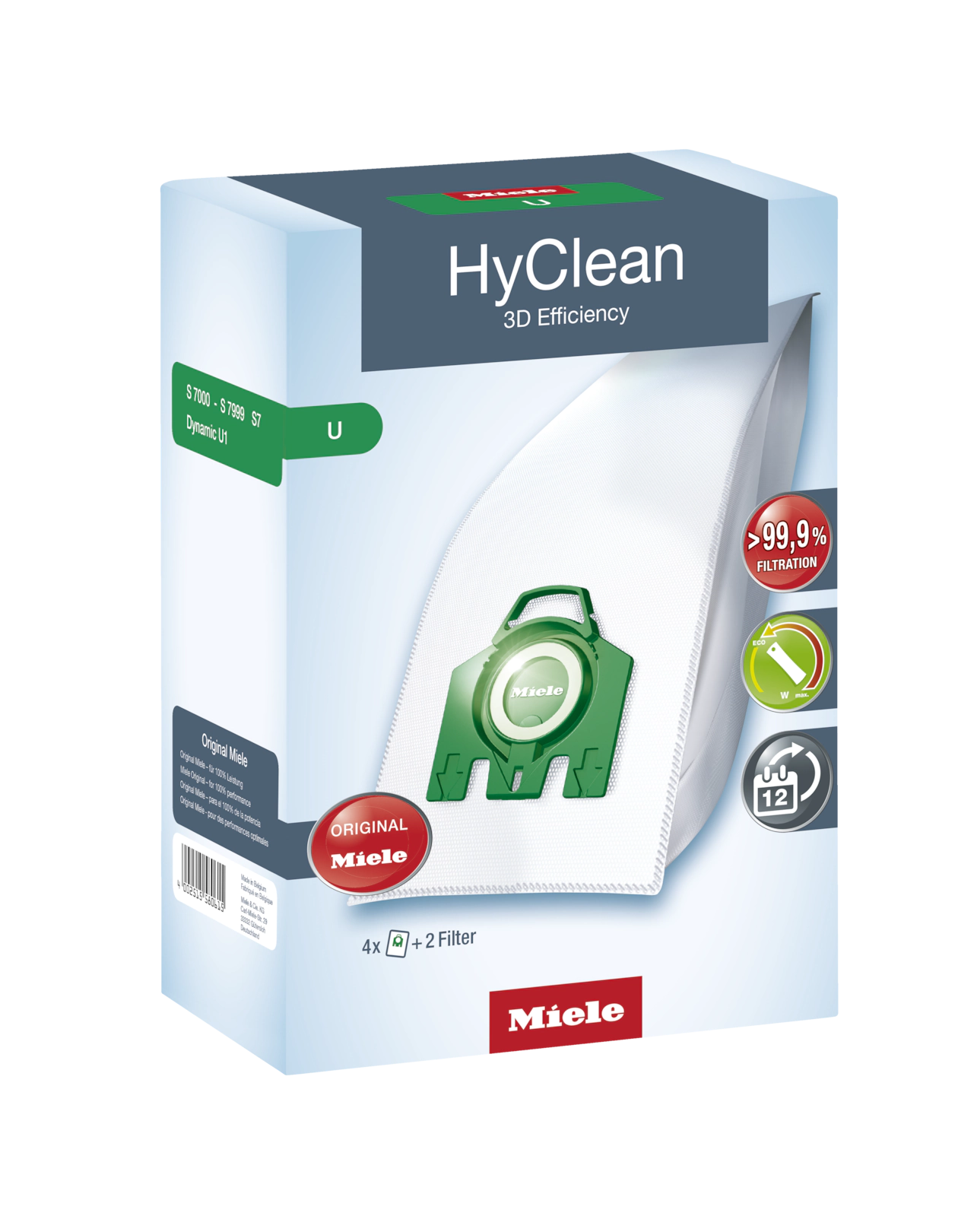 Miele Staubsaugerbeutel »SB U HyClean 3D«